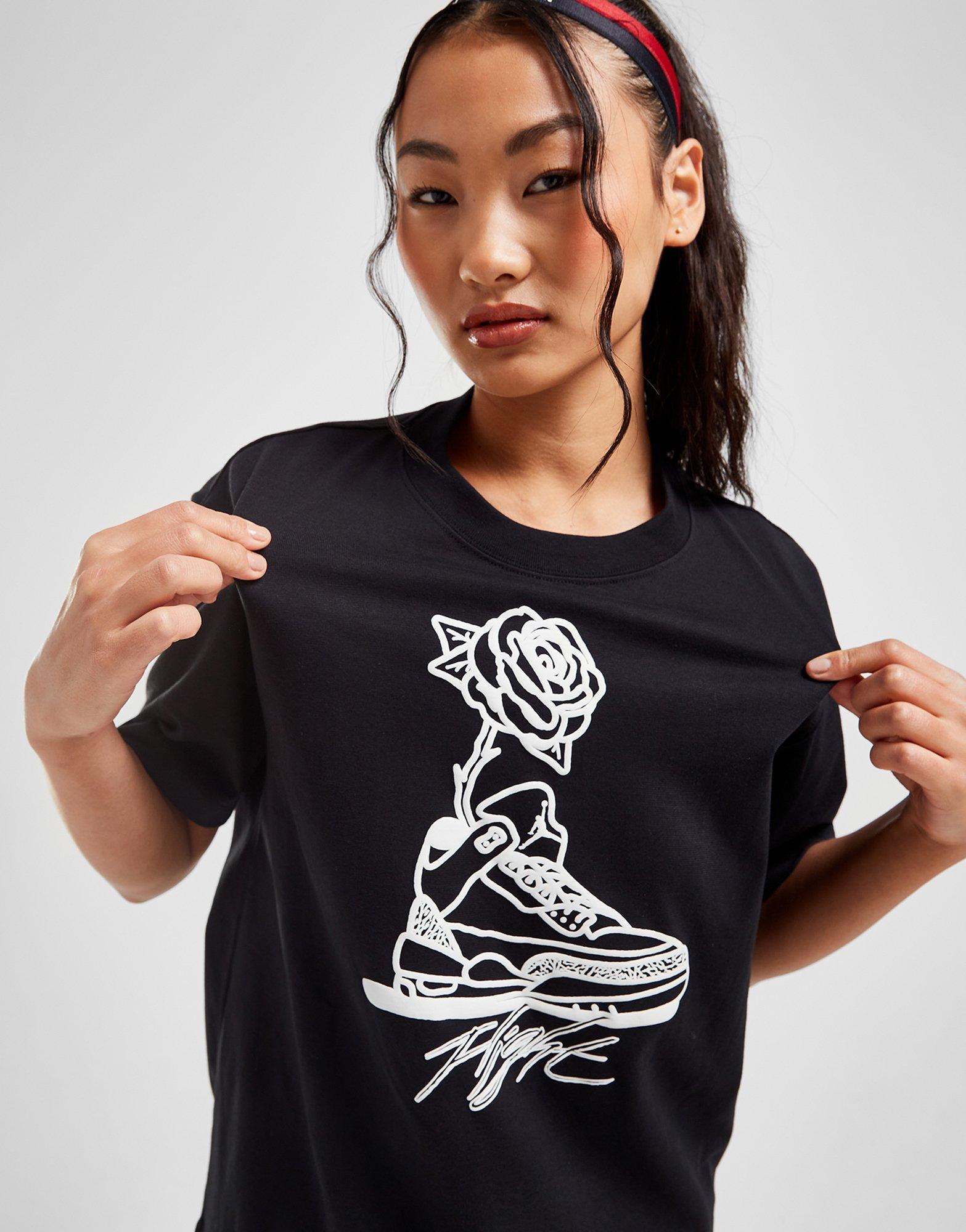 T-shirt Jordan Flight Rose Noir Suisse