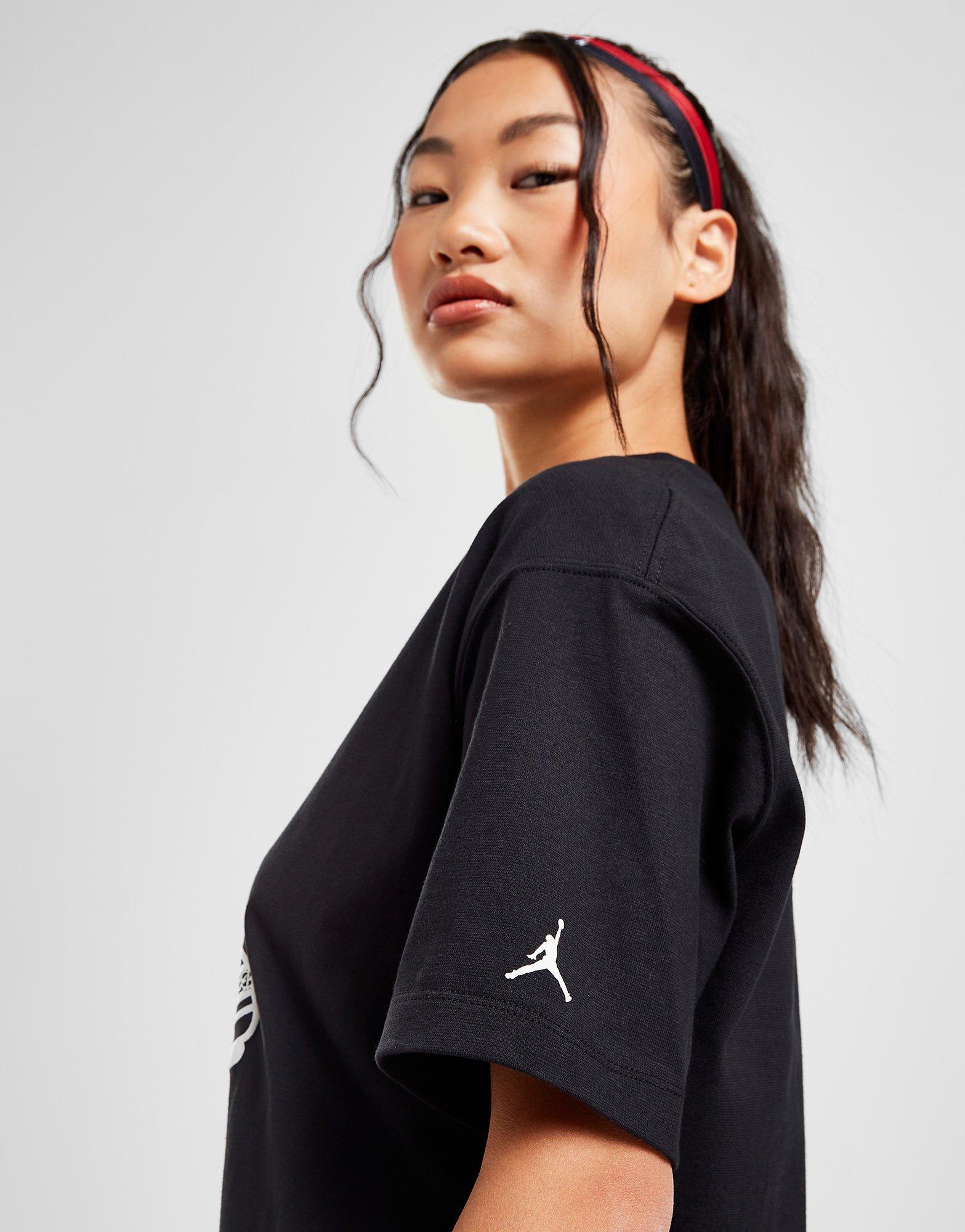 T-shirt Jordan Flight Rose Noir Suisse