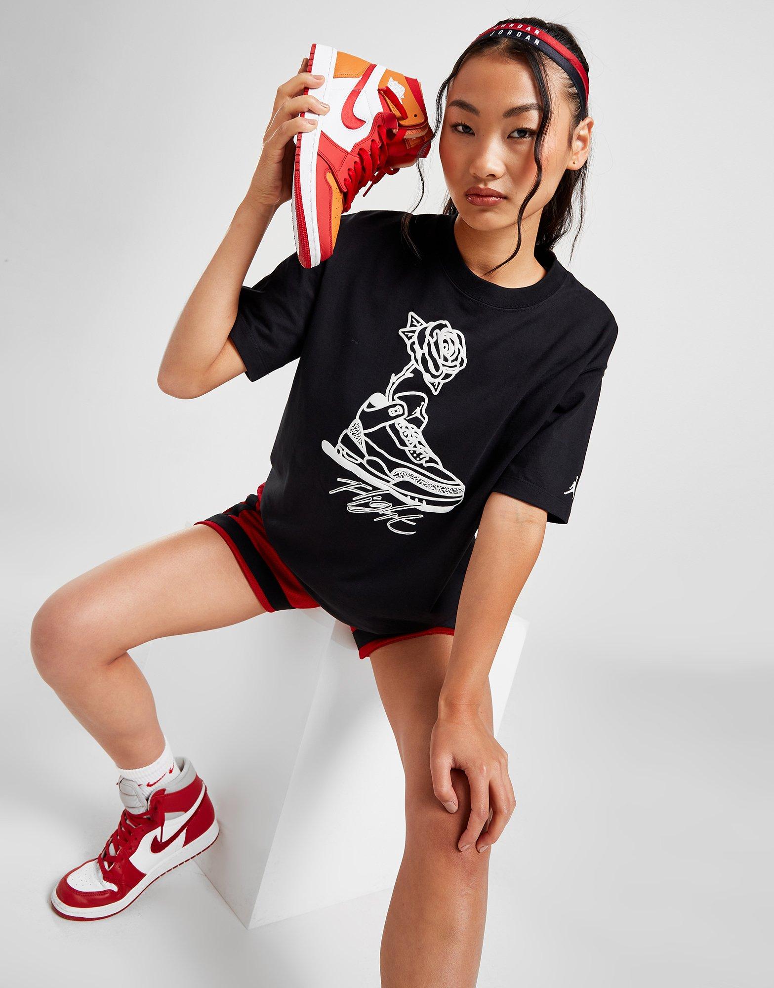 T-shirt Jordan Flight Rose Noir Suisse