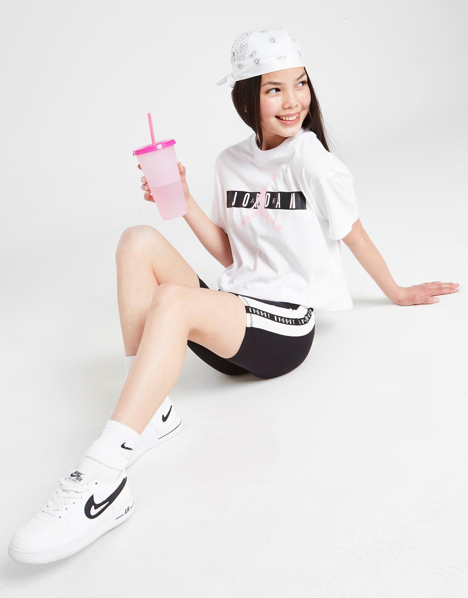 T-shirt Jordan Fille Boxy Graphique Junior Blanc Suisse