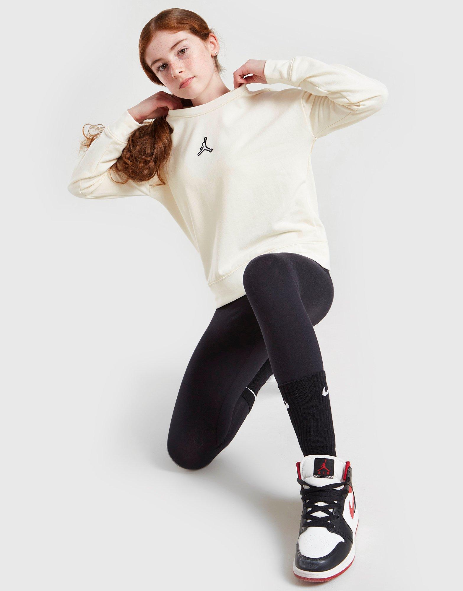 Sweat-shirt Jordan Essential Box Crew Pour Fille Junior Blanc Suisse