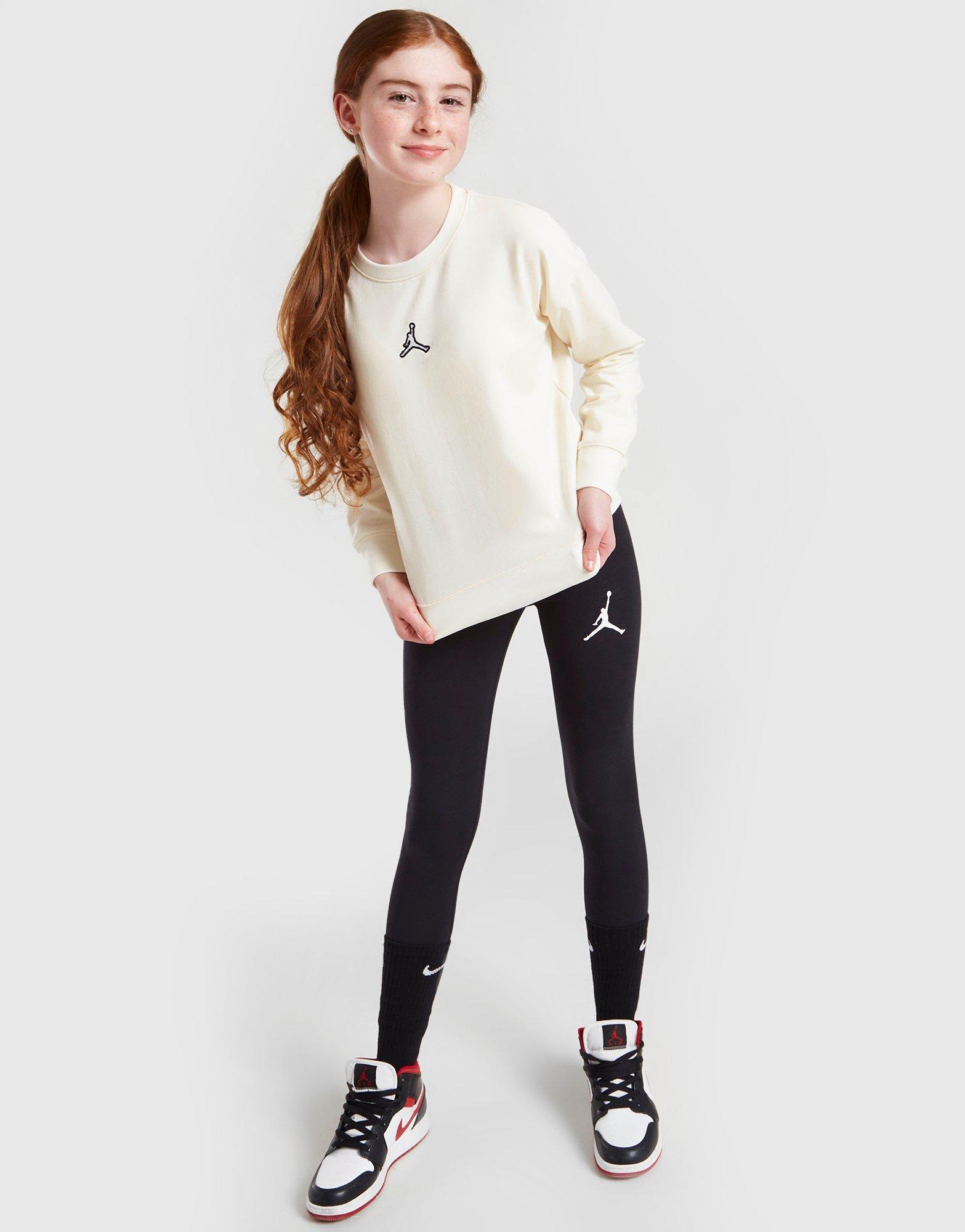 Sweat-shirt Jordan Essential Box Crew Pour Fille Junior Blanc Suisse