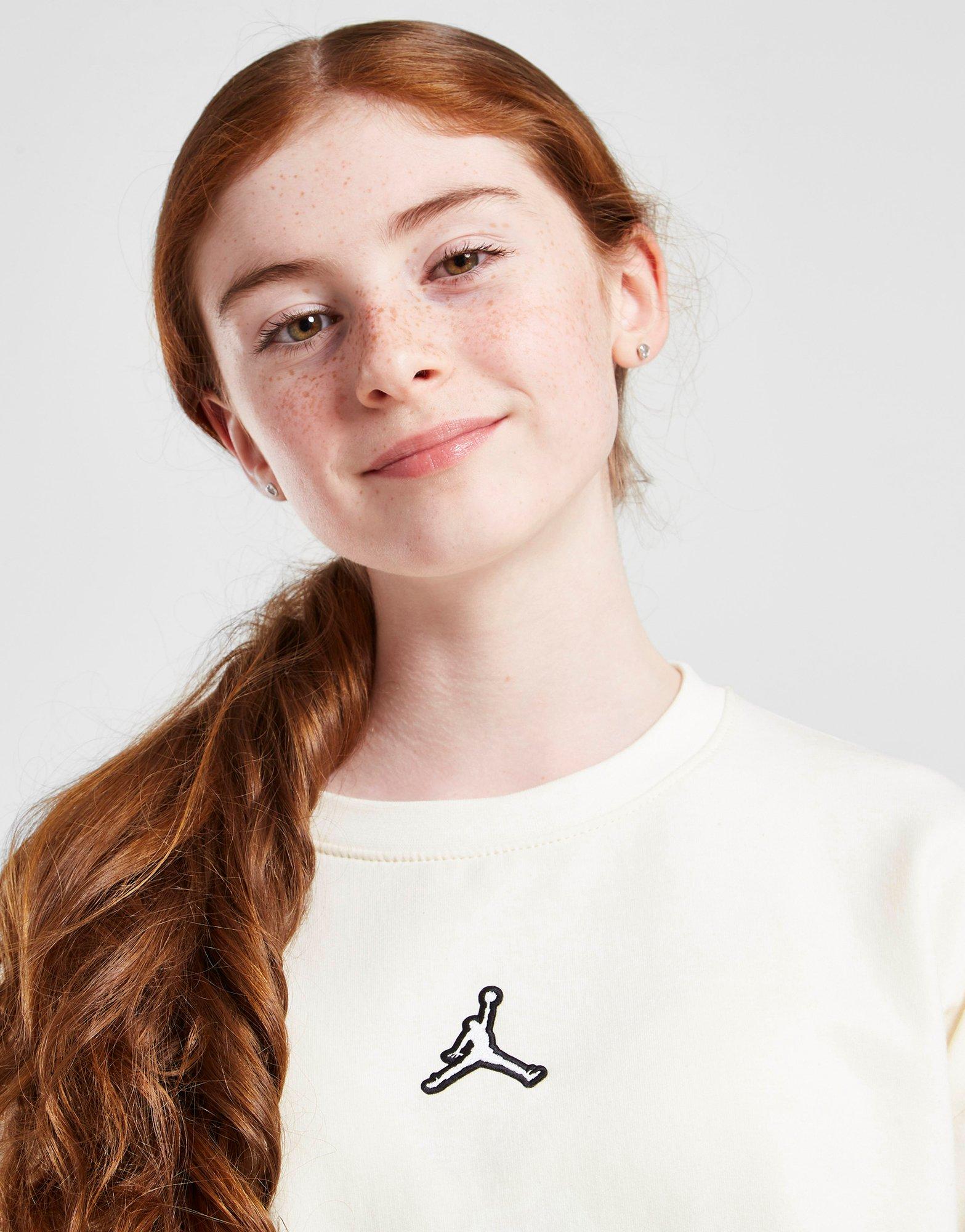 Sweat-shirt Jordan Essential Box Crew Pour Fille Junior Blanc Suisse