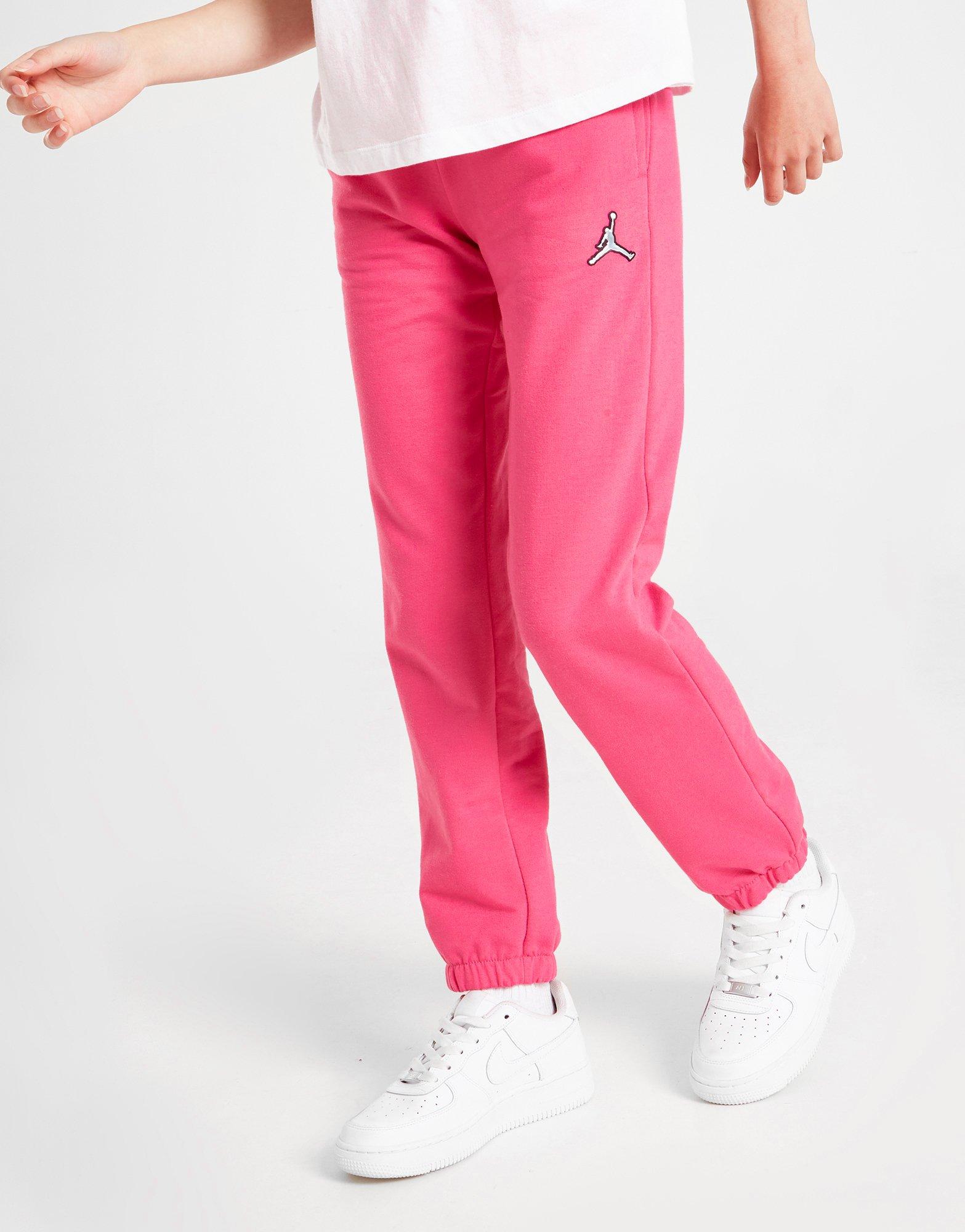 Pantalon De Jogging Jordan Essential Fille Avec Logo Brillant Junior Rose Suisse