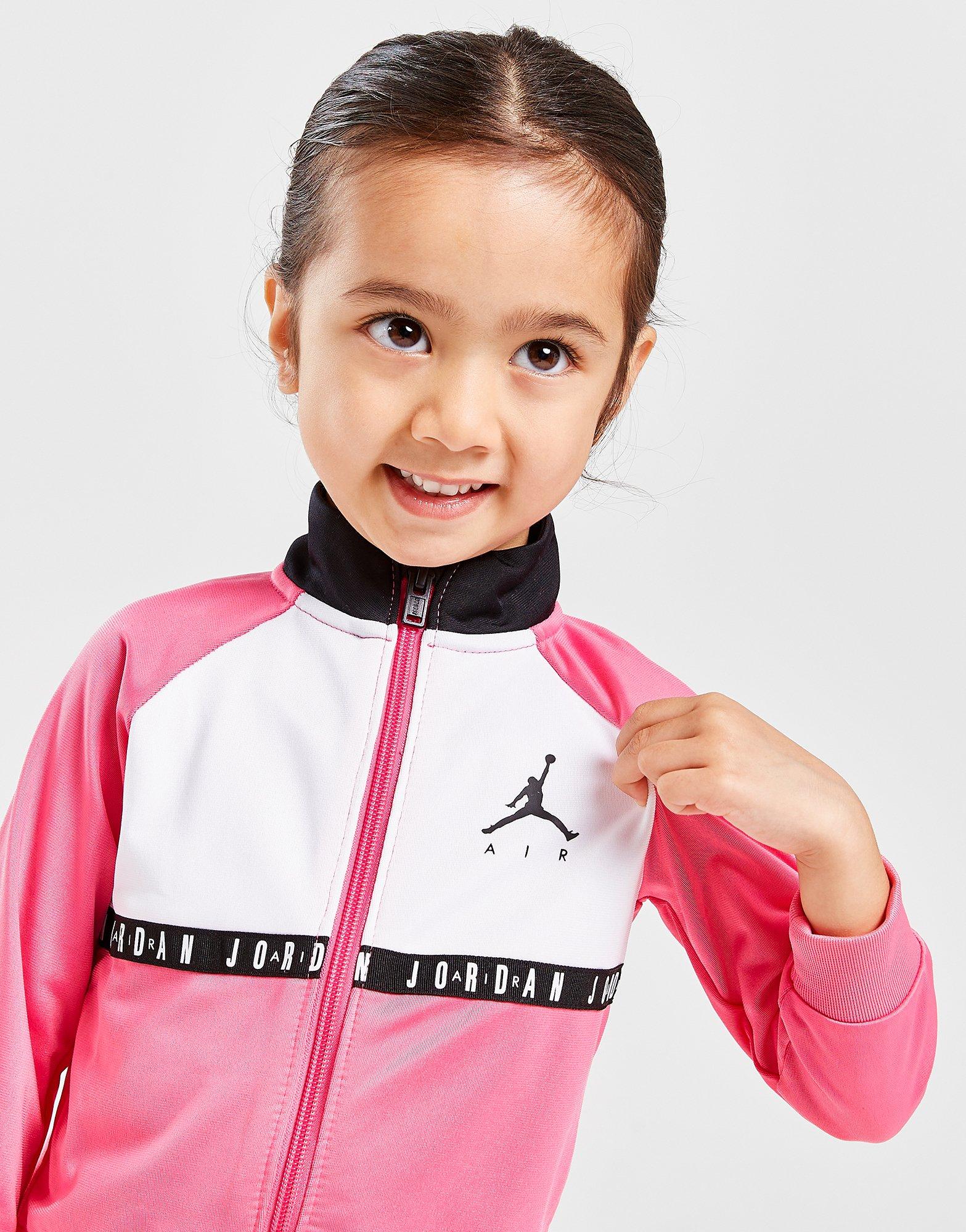 Survêtement Jordan Fille Tape Poly Full Zip Enfant Rose Suisse