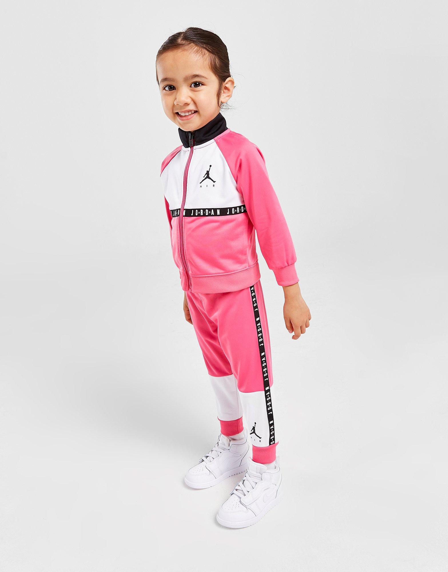 Survêtement Jordan Fille Tape Poly Full Zip Enfant Rose Suisse