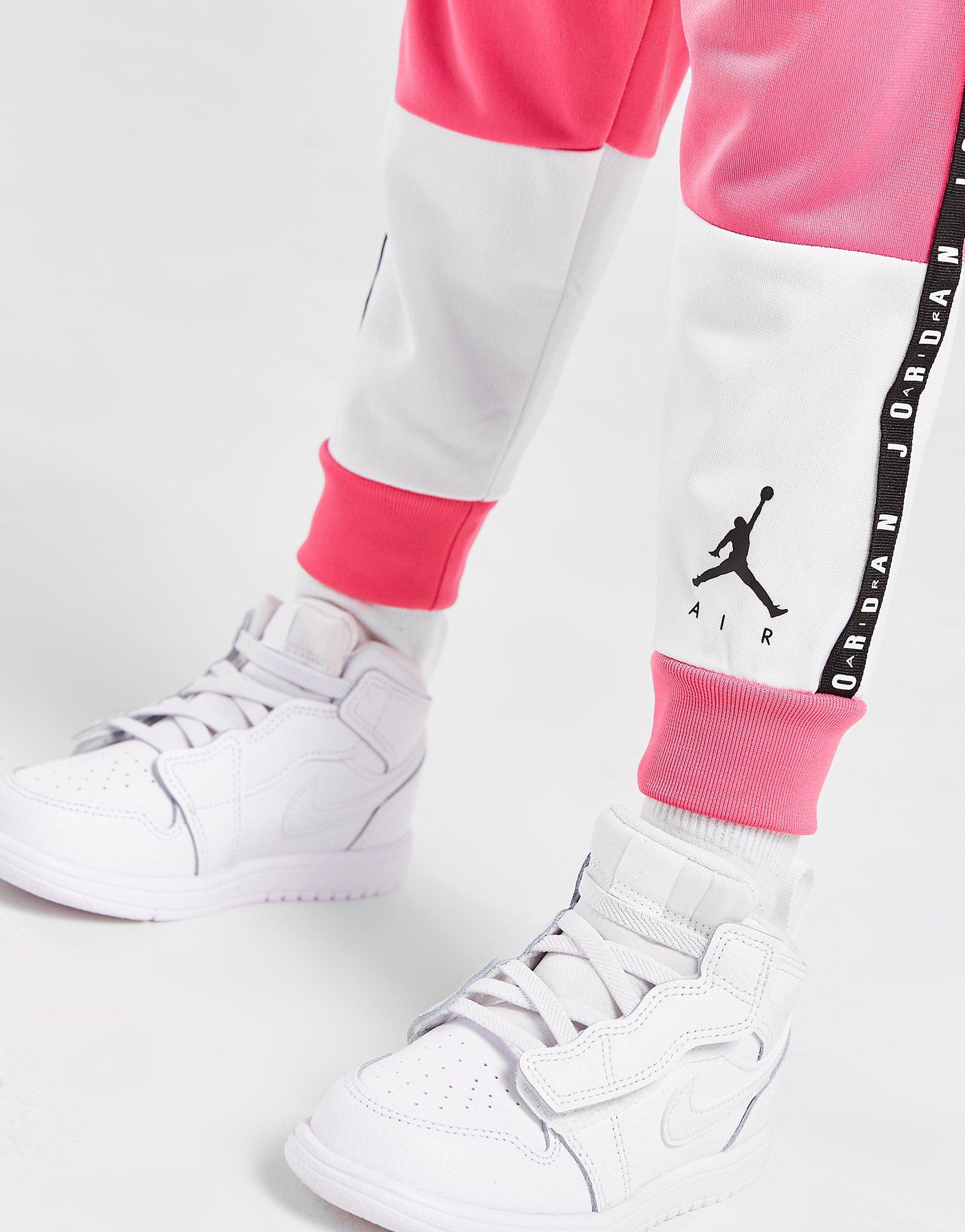 Survêtement Jordan Fille Tape Poly Full Zip Enfant Rose Suisse