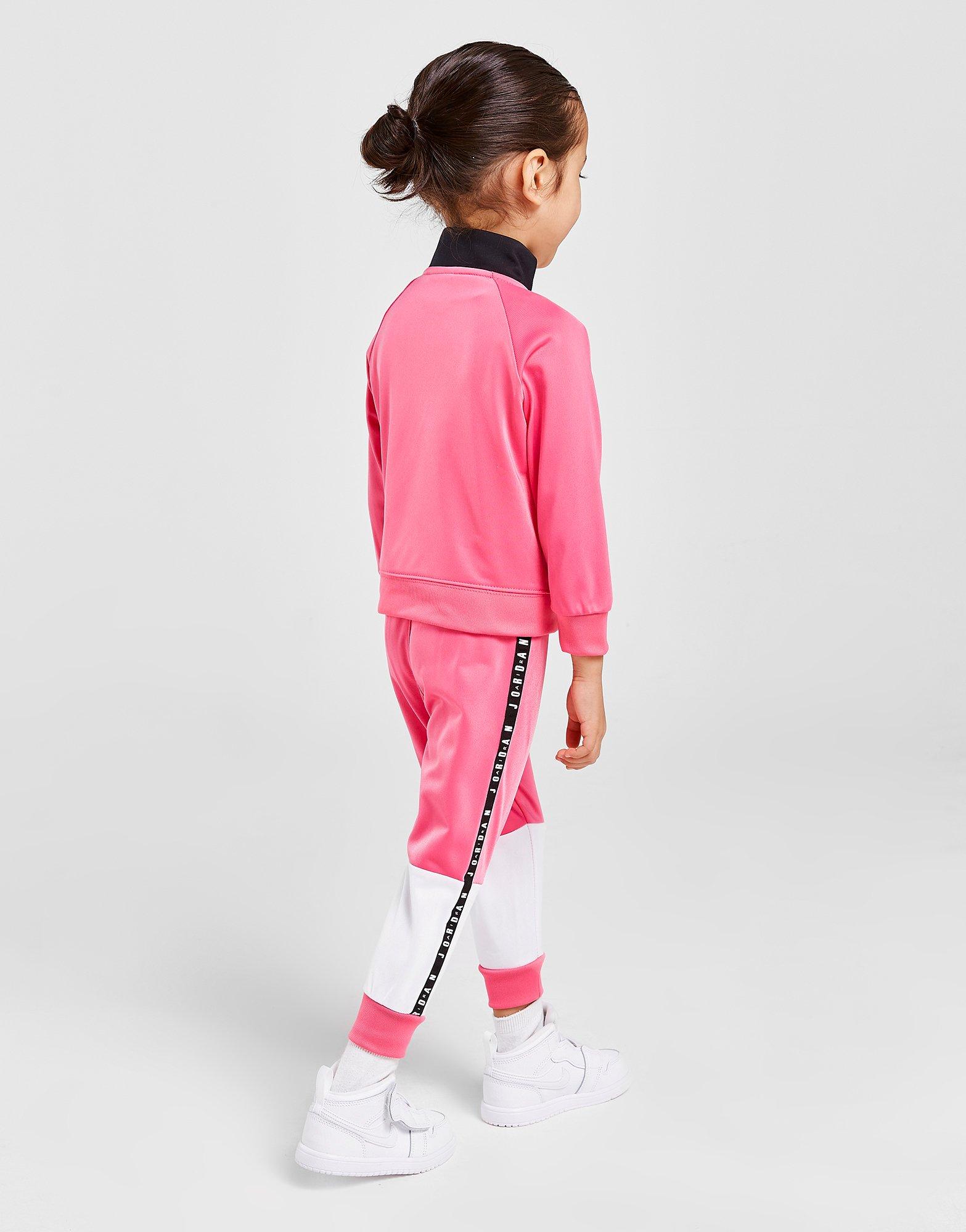 Survêtement Jordan Fille Tape Poly Full Zip Enfant Rose Suisse