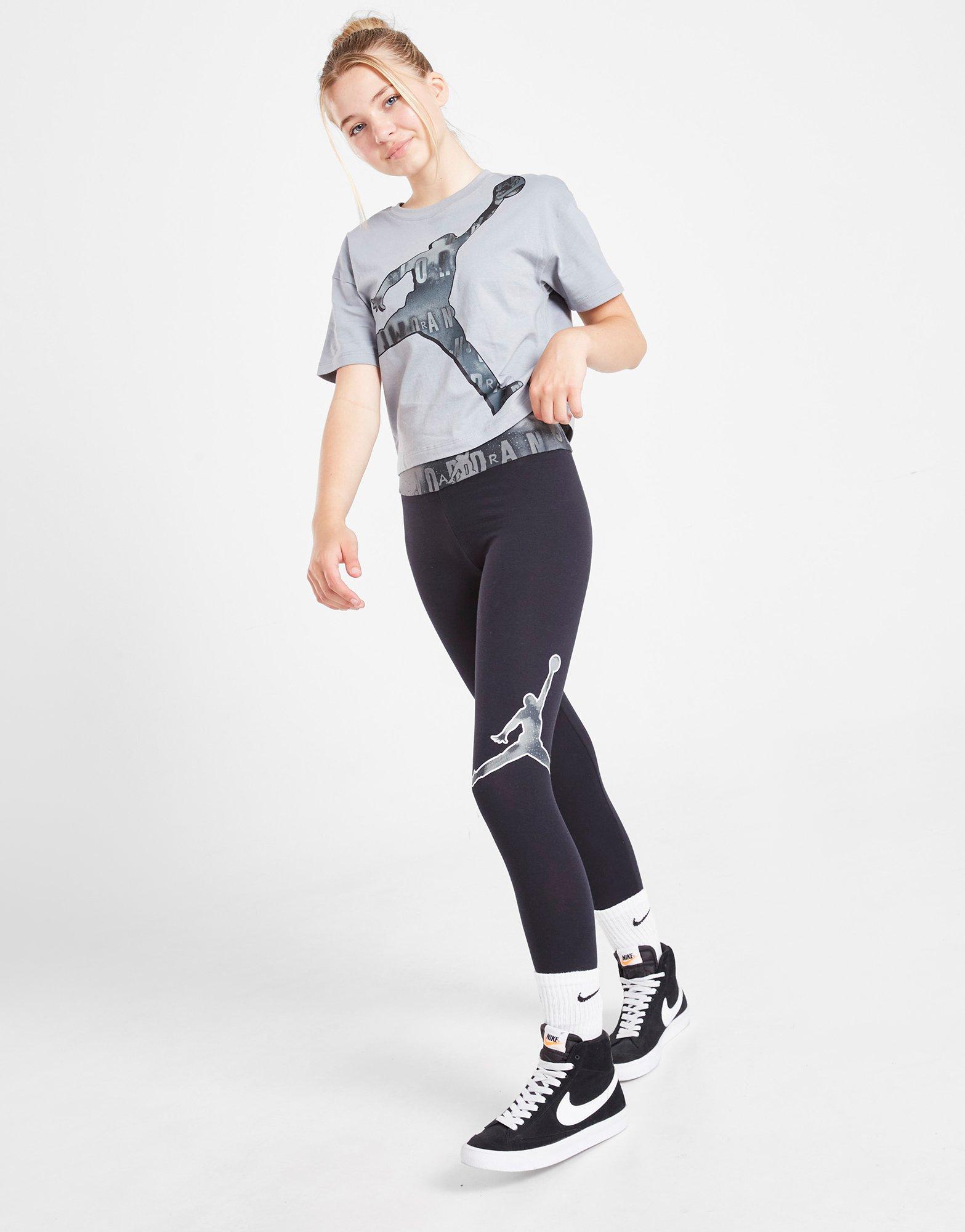 Legging Fille Jordan Tie Dye Infill Junior Noir Suisse