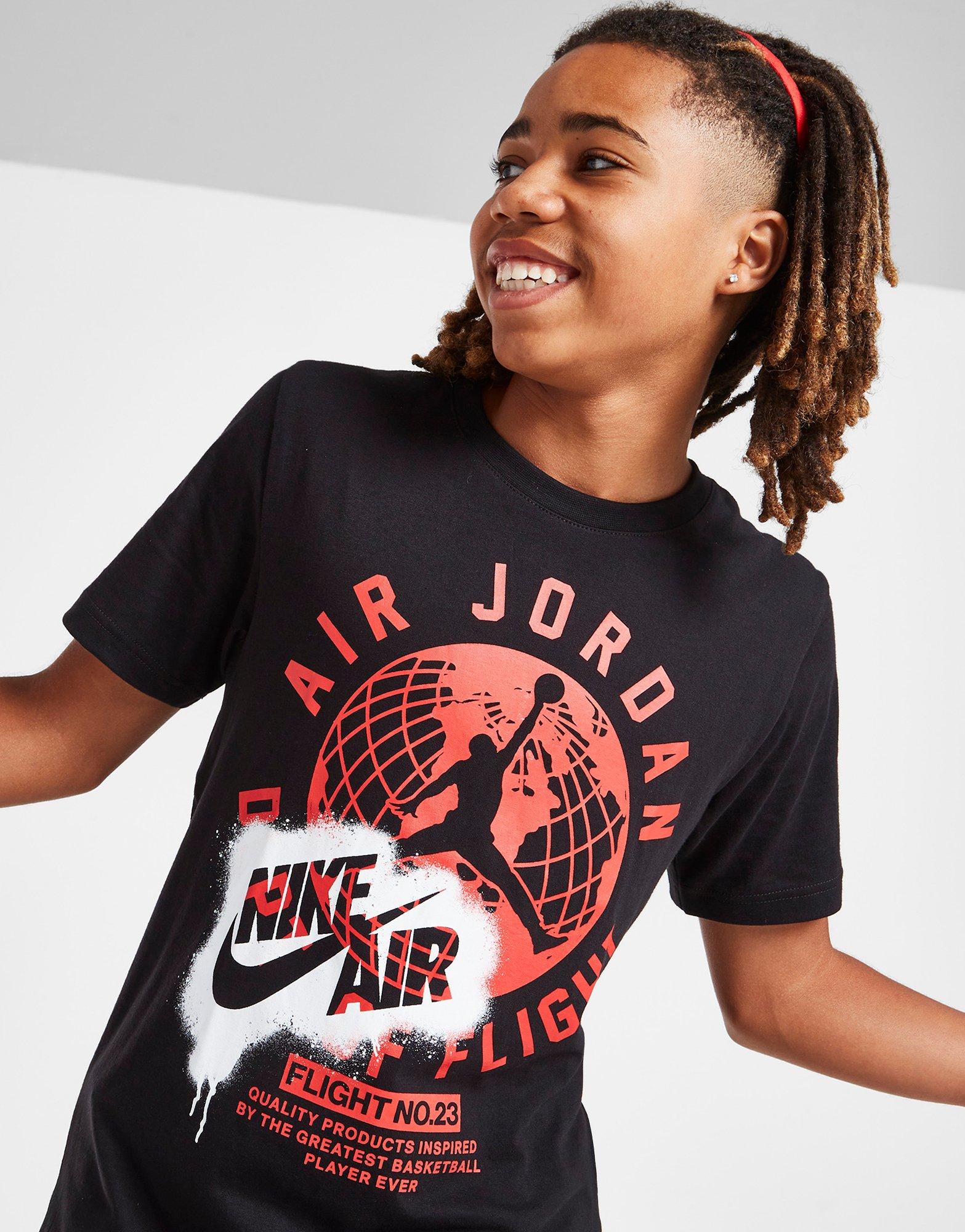 Tee Shirt Jordan Globe Junior Noir Suisse