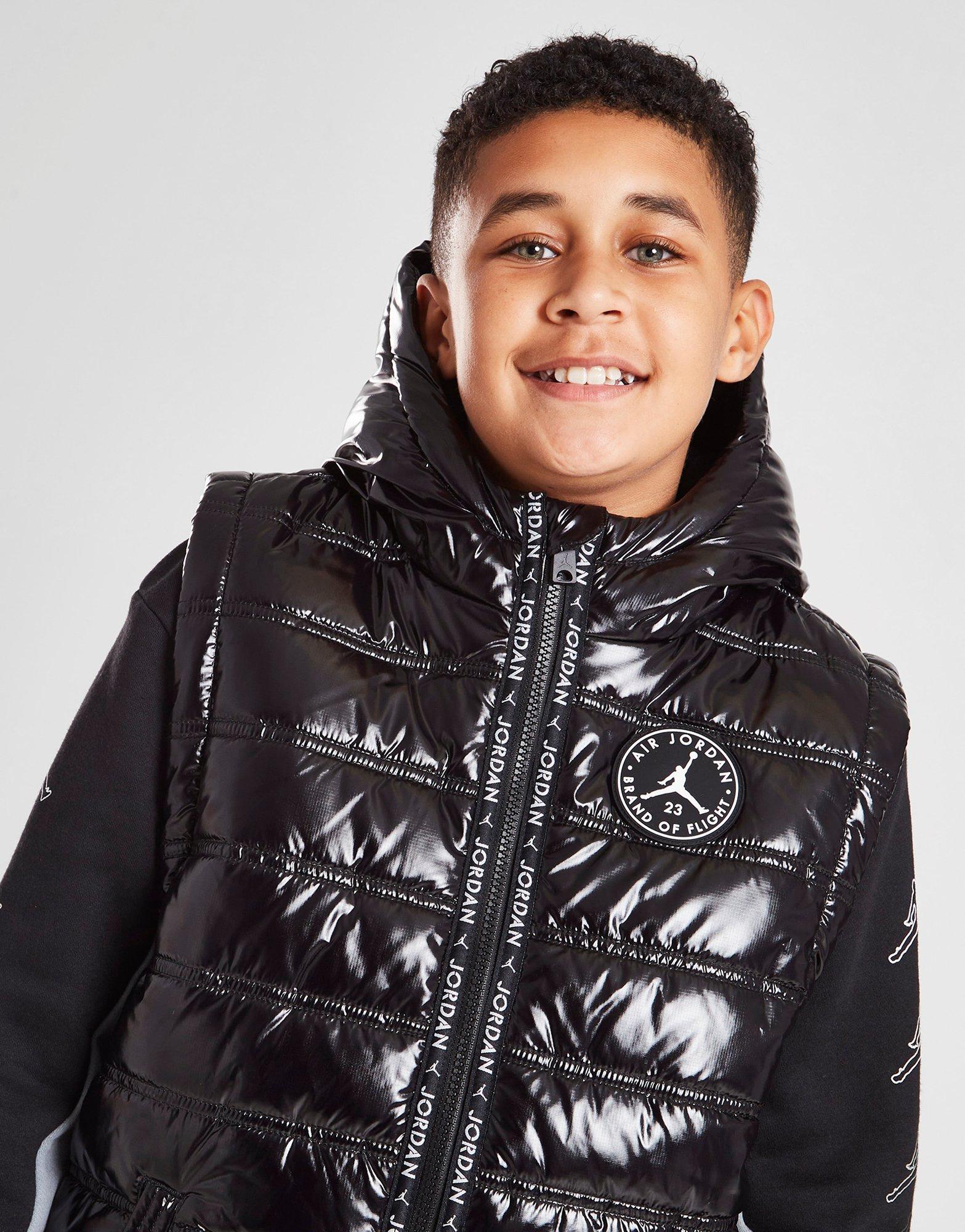 Jordan Gilet à Capuche Junior Noir Suisse