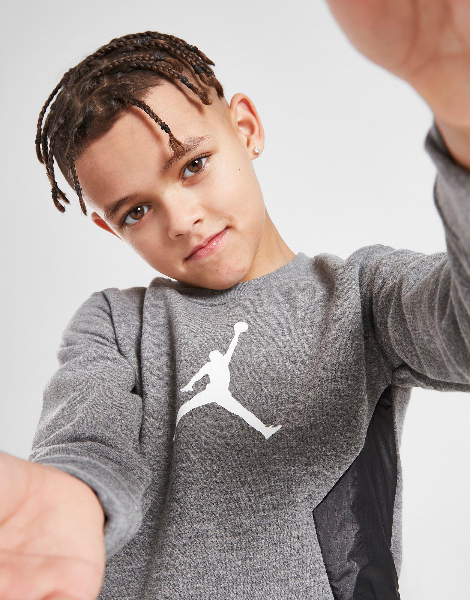 Jordan Jumpman Cargo Crew Survêtement Enfant Gris Suisse