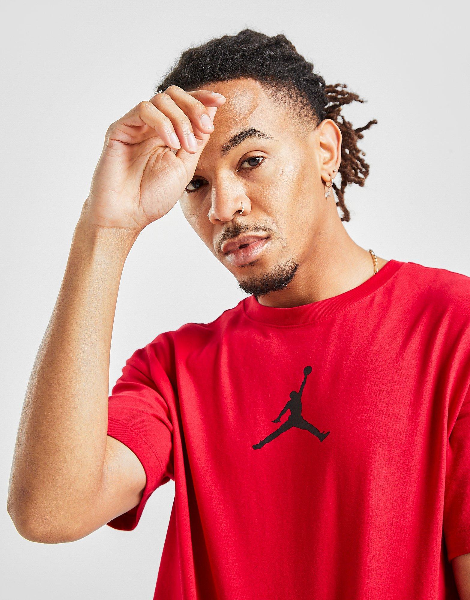 Tee Shirt Jordan Jumpman Crew Rouge Suisse