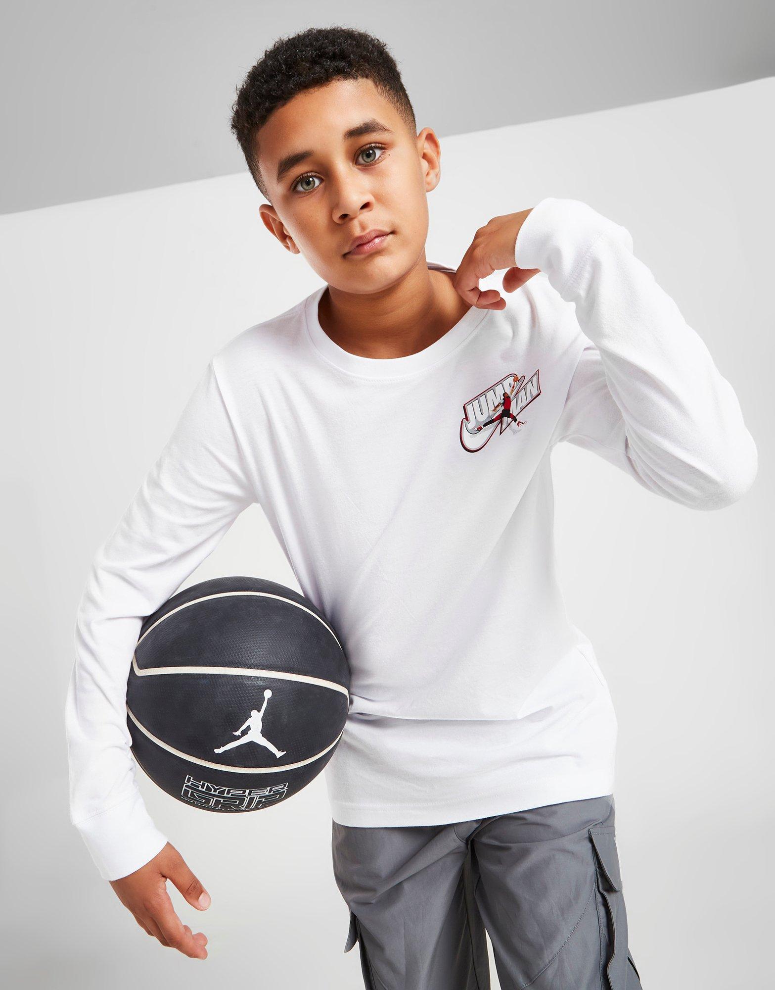 Jordan Jumpman T-shirt Manches Longues Junior Blanc Suisse