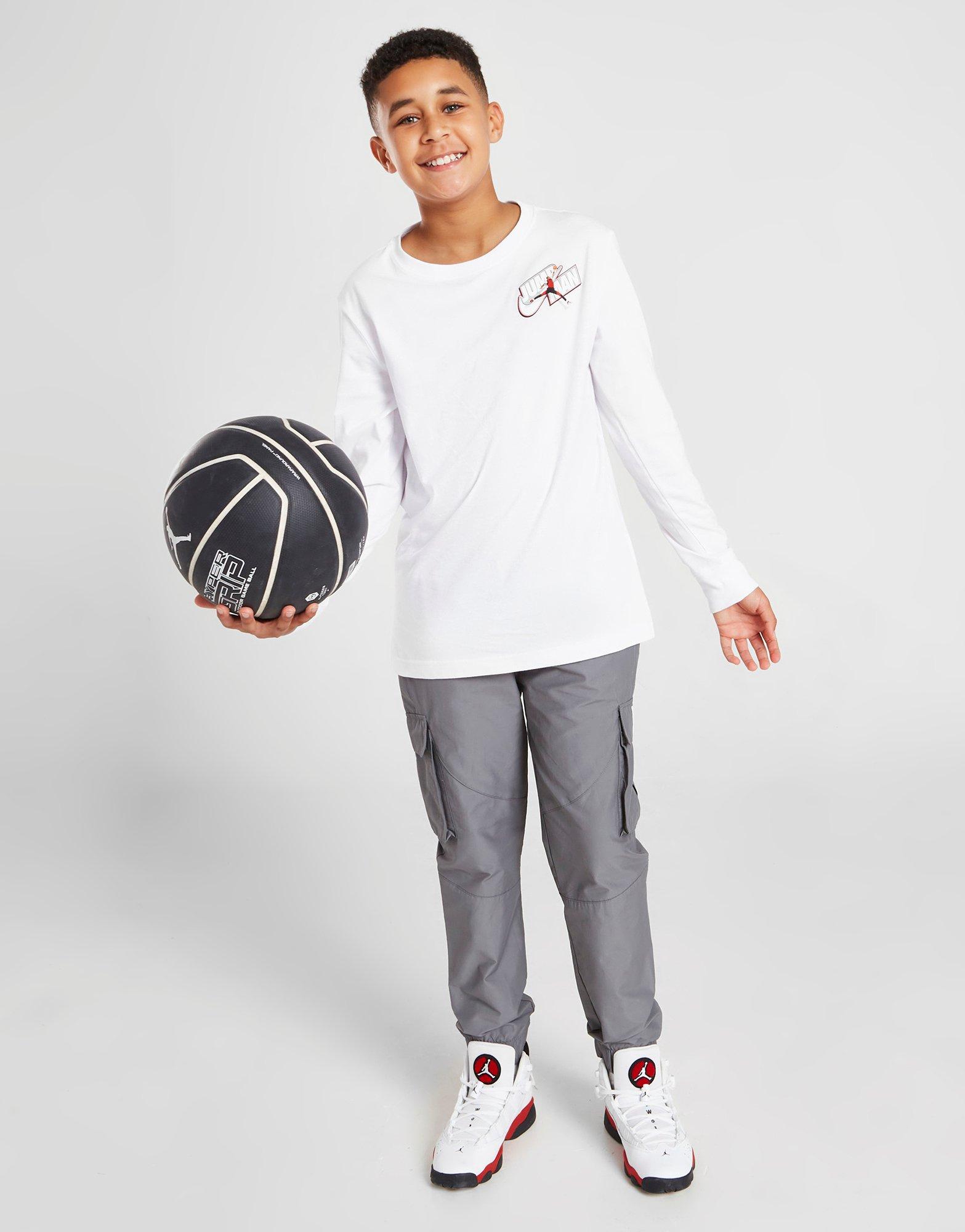 Jordan Jumpman T-shirt Manches Longues Junior Blanc Suisse