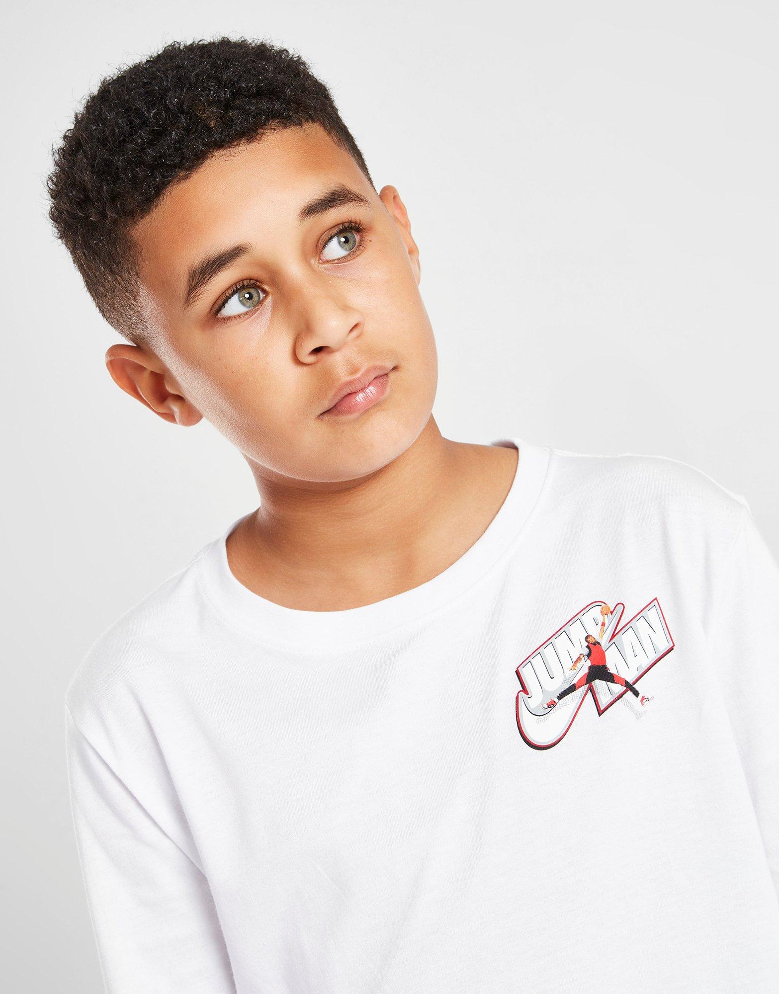 Jordan Jumpman T-shirt Manches Longues Junior Blanc Suisse