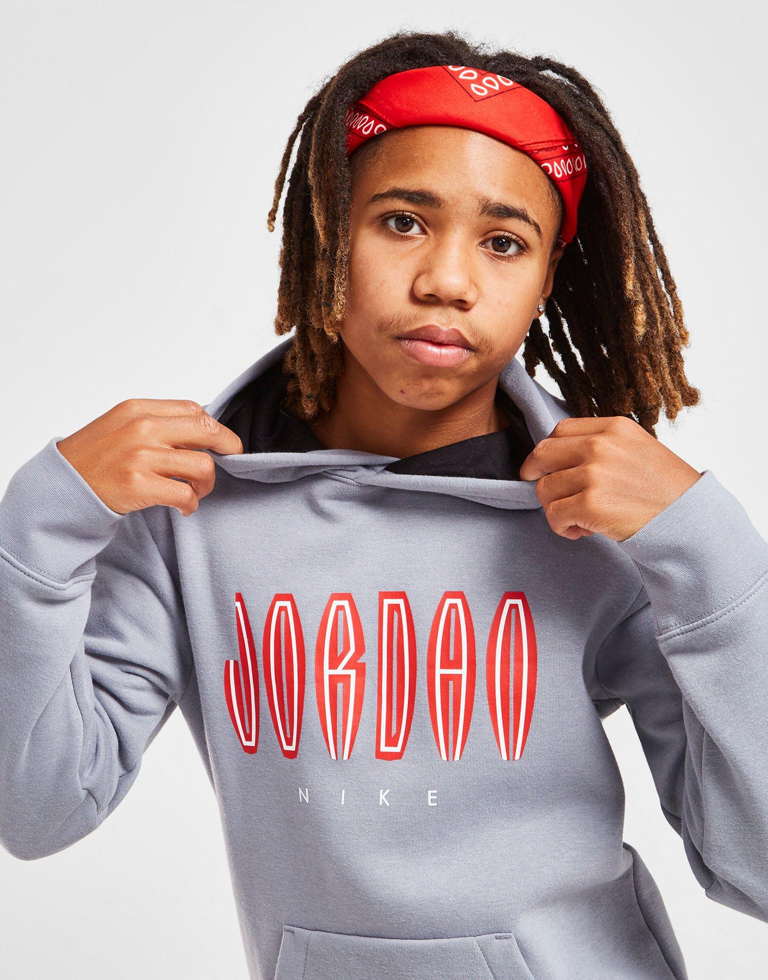 Jordan Mvp Sweat à Capuche Junior Gris Suisse