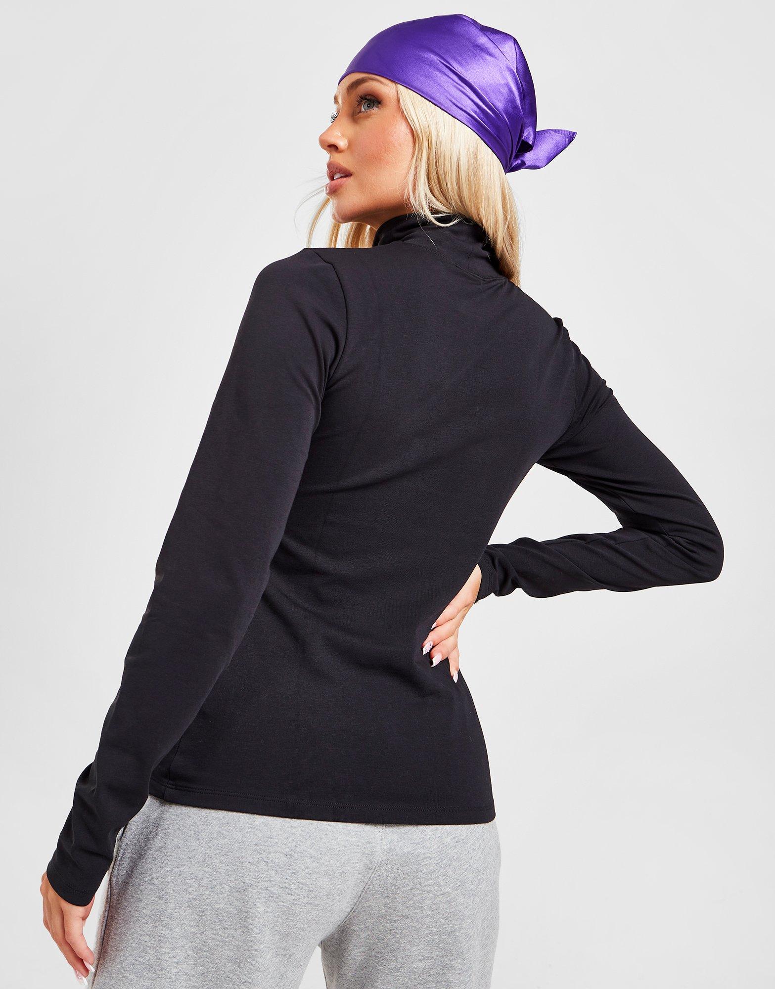 Jordan Mock Haut Manches Longues Noir Suisse