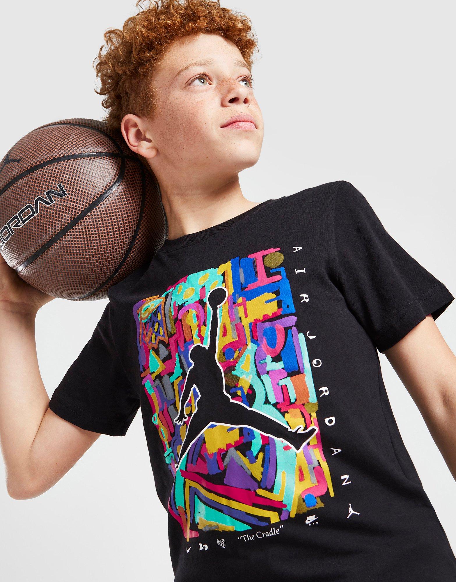 T-shirt Jordan Multi Box Junior Noir Suisse
