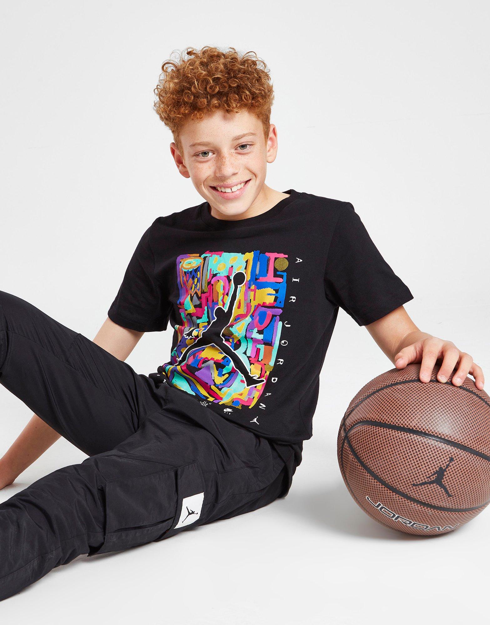 T-shirt Jordan Multi Box Junior Noir Suisse
