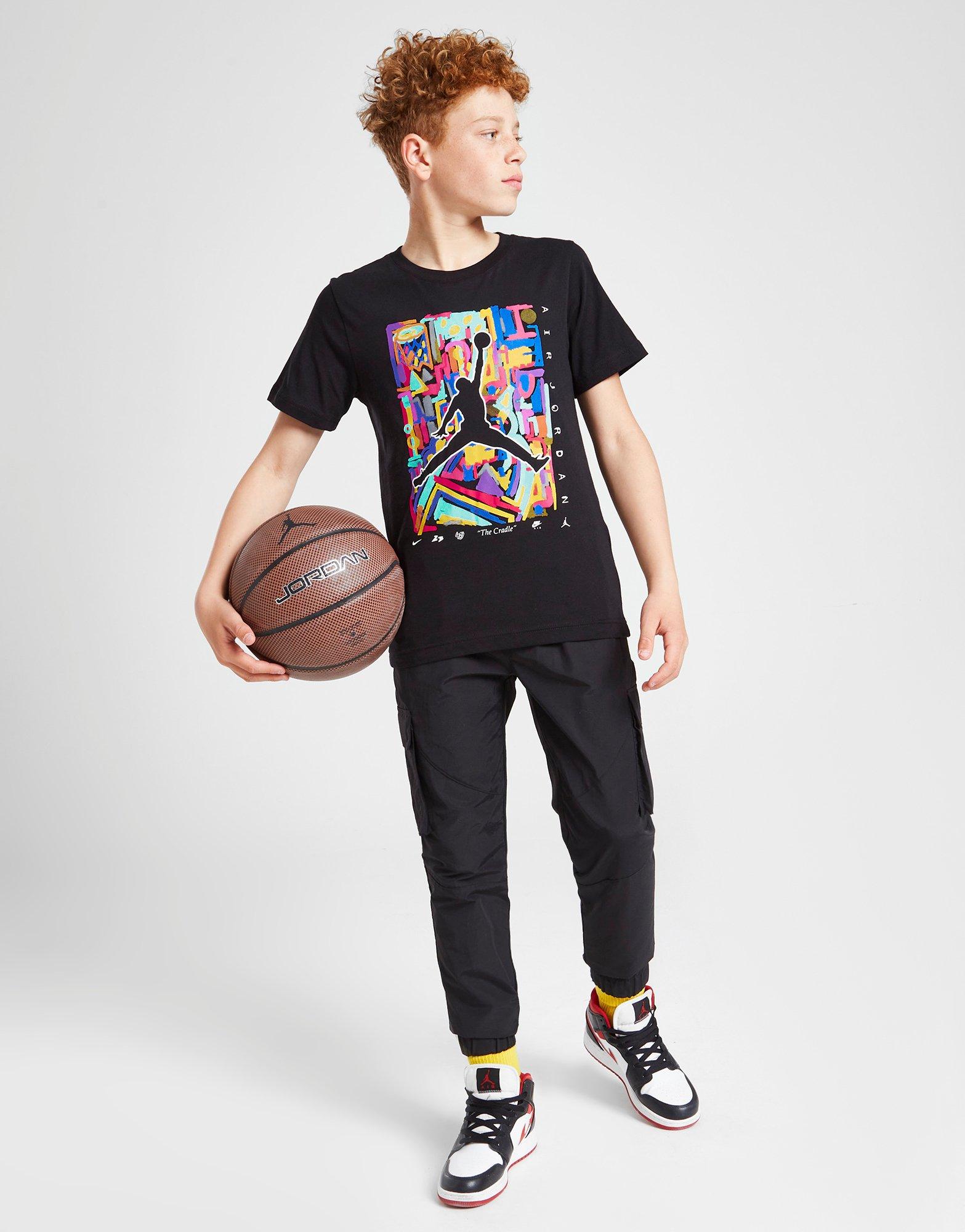 T-shirt Jordan Multi Box Junior Noir Suisse