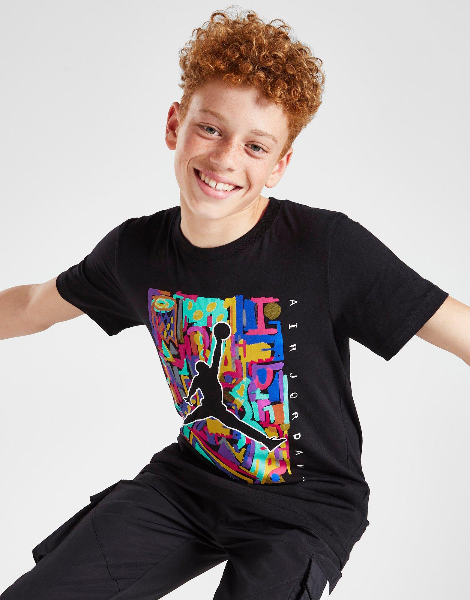 T-shirt Jordan Multi Box Junior Noir Suisse