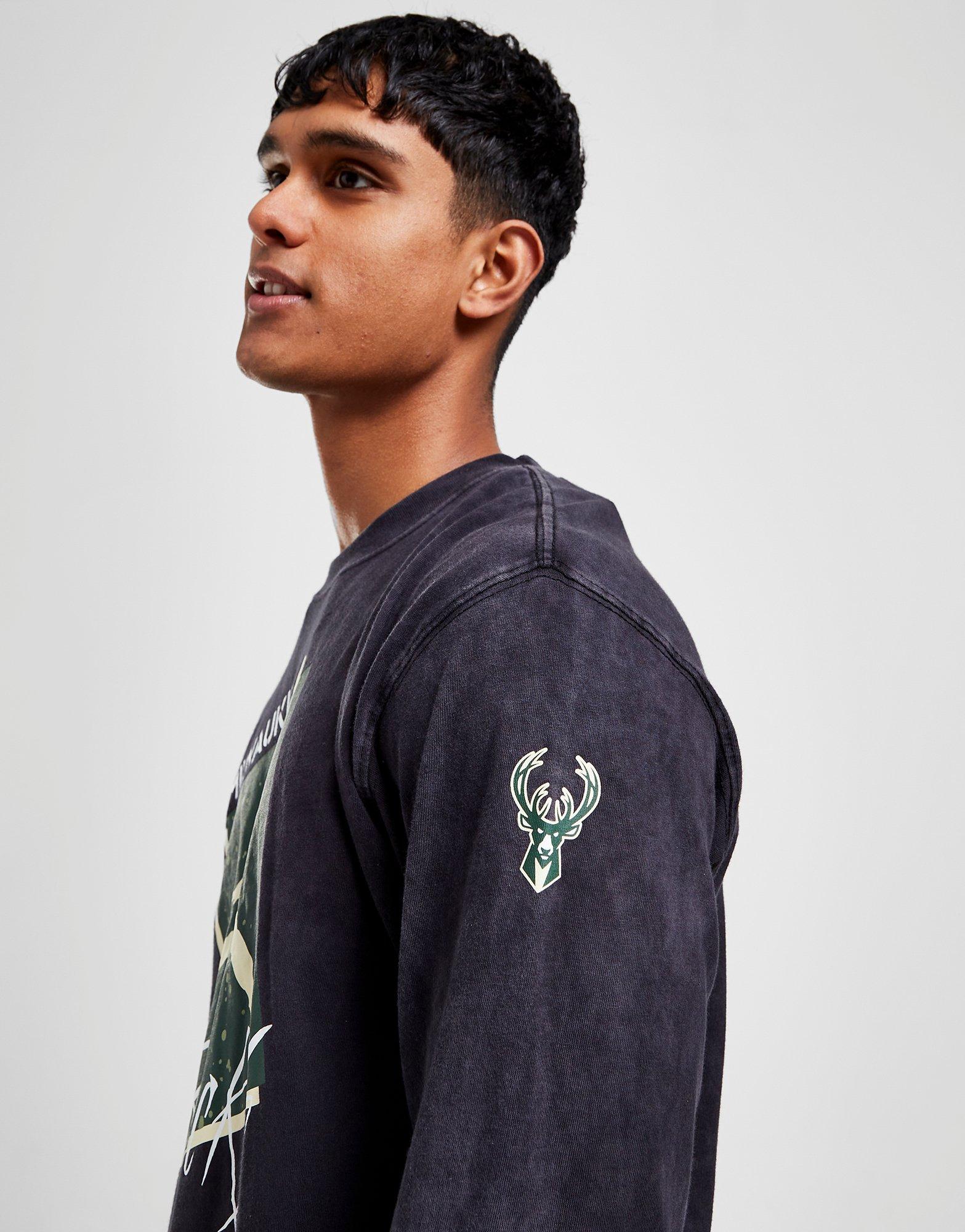 Jordan Nba Milwaukee Bucks Max90 T-shirt Manches Longues Noir Suisse