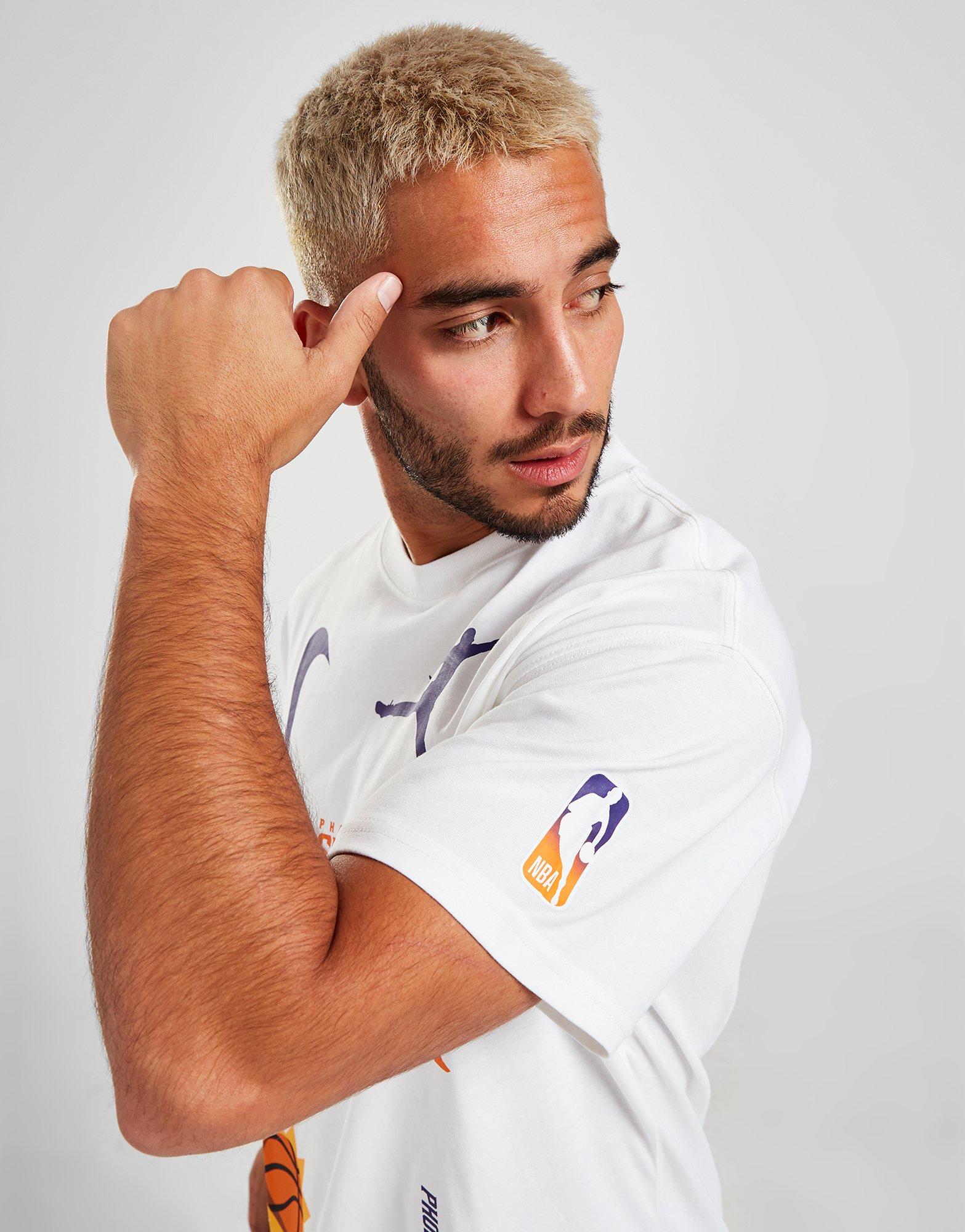 Jordan Nba Phoenix Suns Max90 T-shirt Blanc Suisse