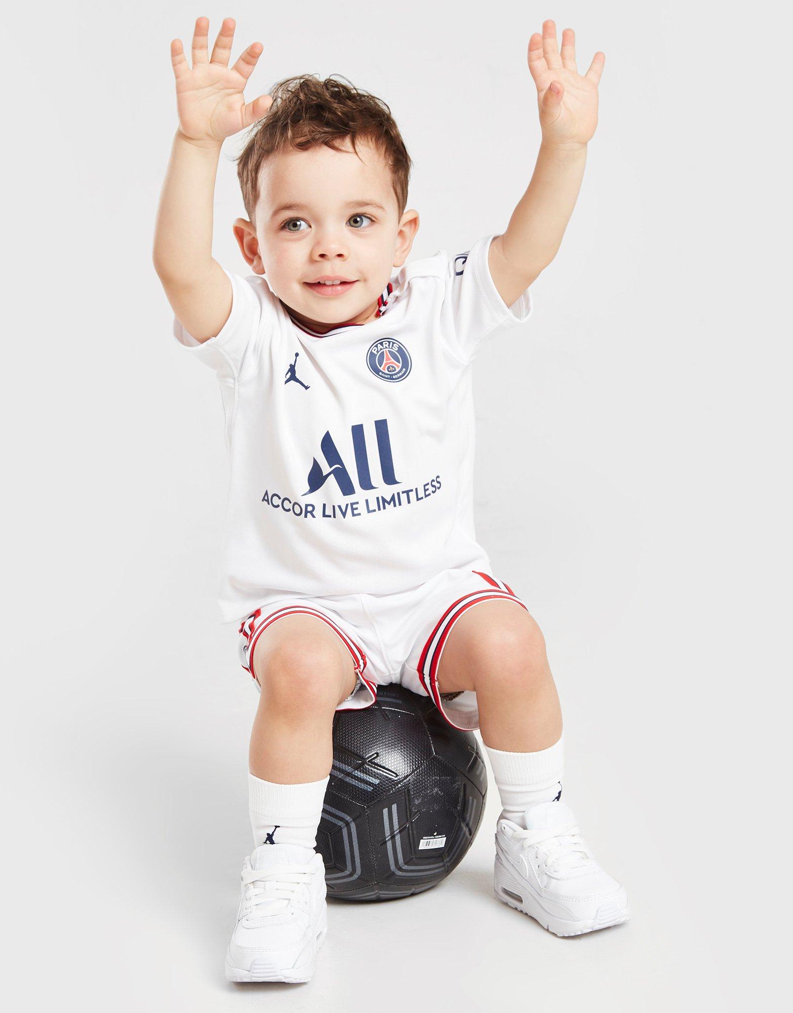 Jordan Paris Saint Germain 2021/22 Quatrième Kit Bébé Blanc Suisse