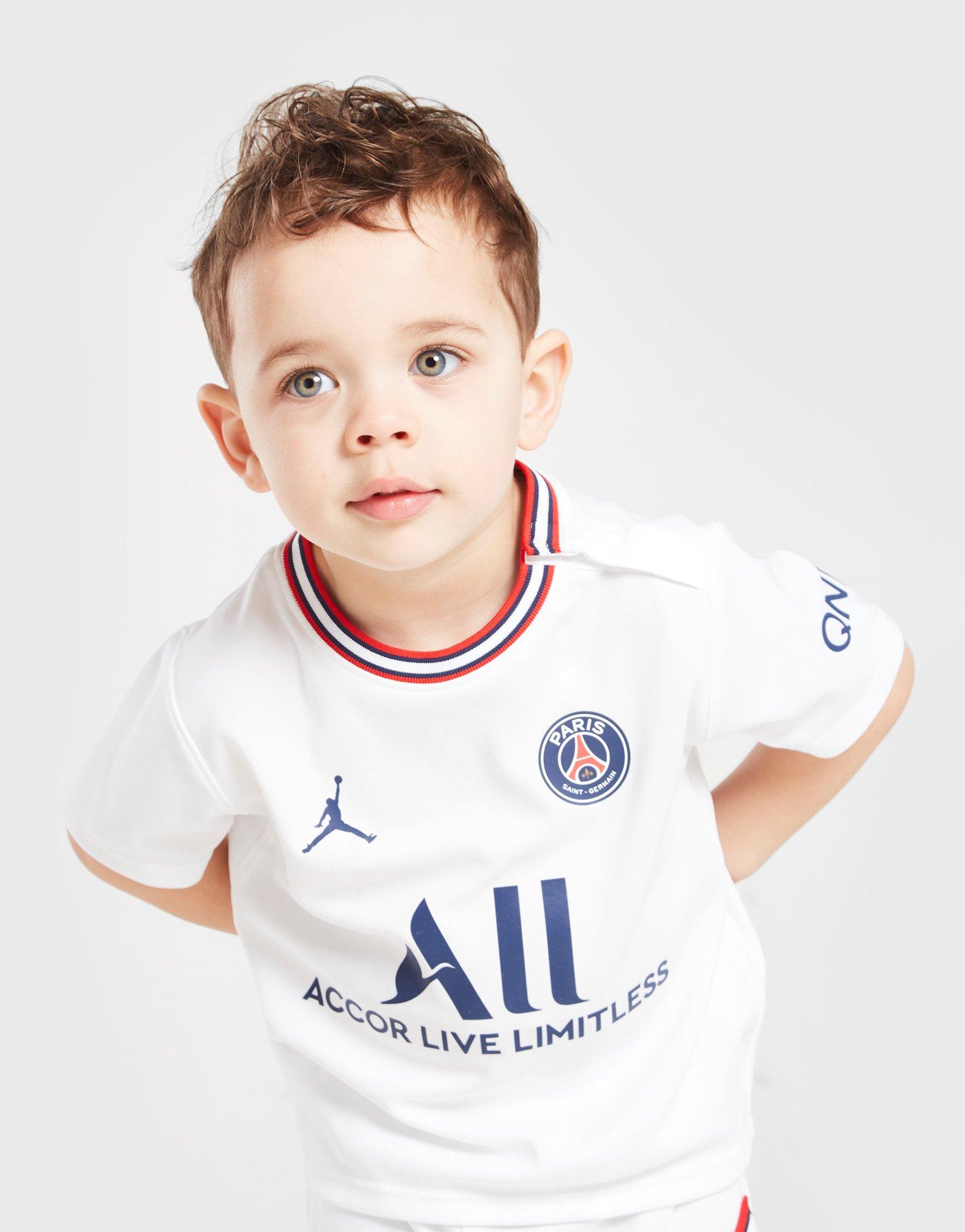 Jordan Paris Saint Germain 2021/22 Quatrième Kit Bébé Blanc Suisse