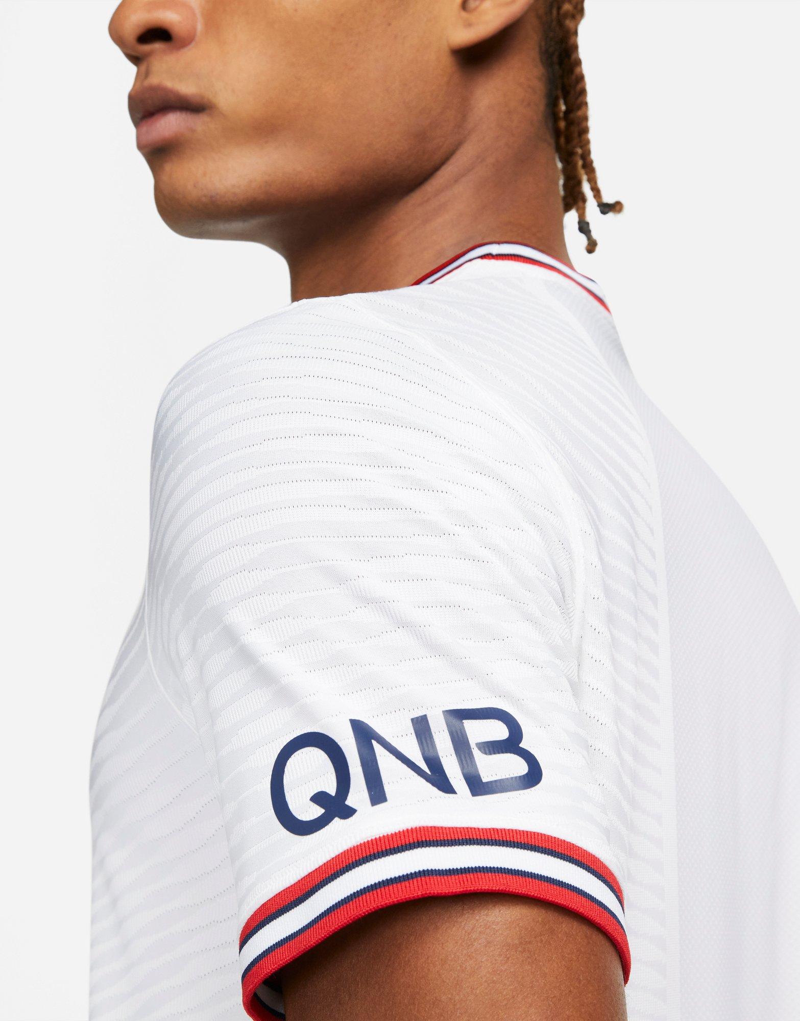 Maillot Jordan Paris Saint Germain 2021/22 Quatrieme Match Blanc Suisse