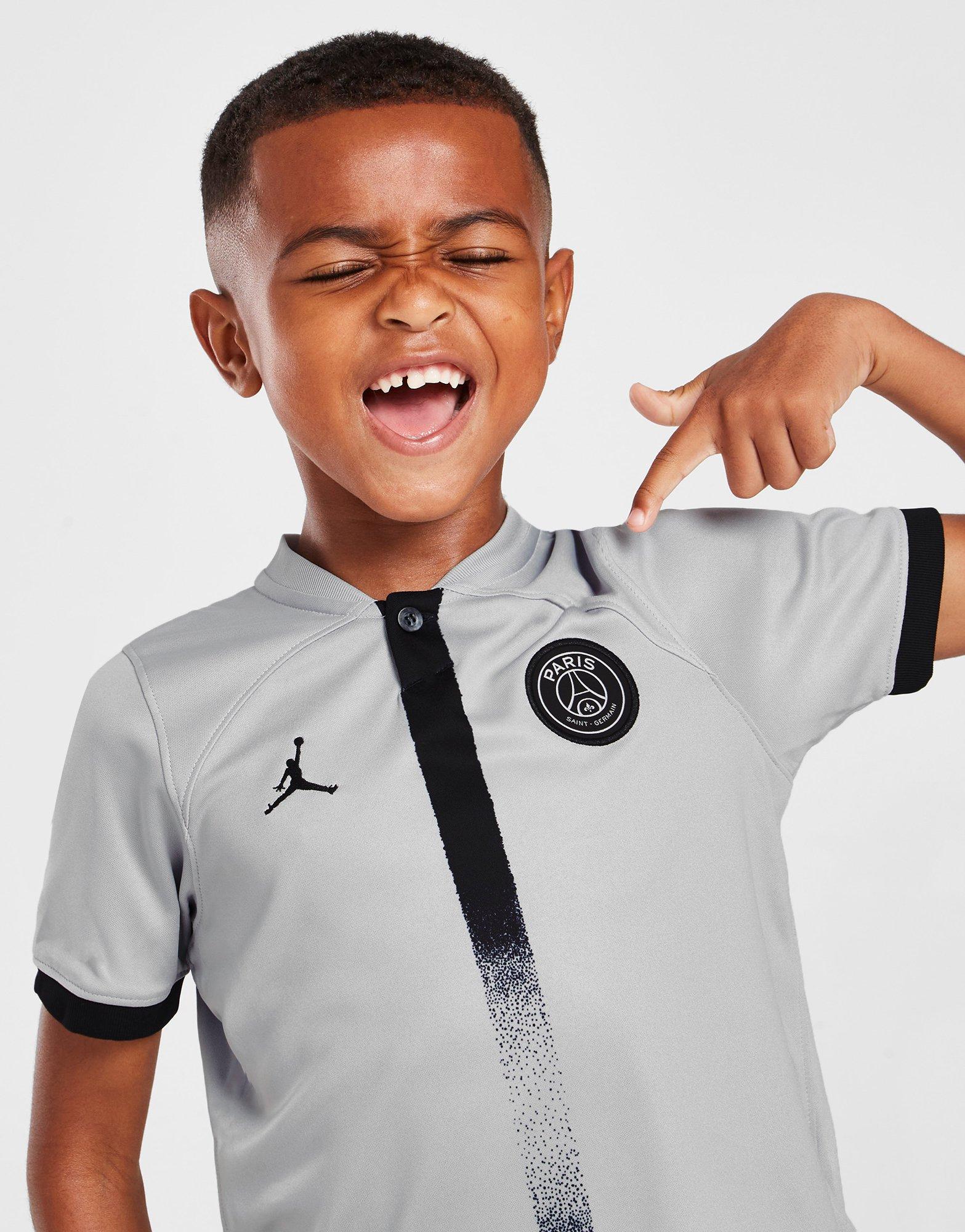 Kit Exterieur Jordan Paris Saint Germain 2022/23 Enfant Gris Suisse