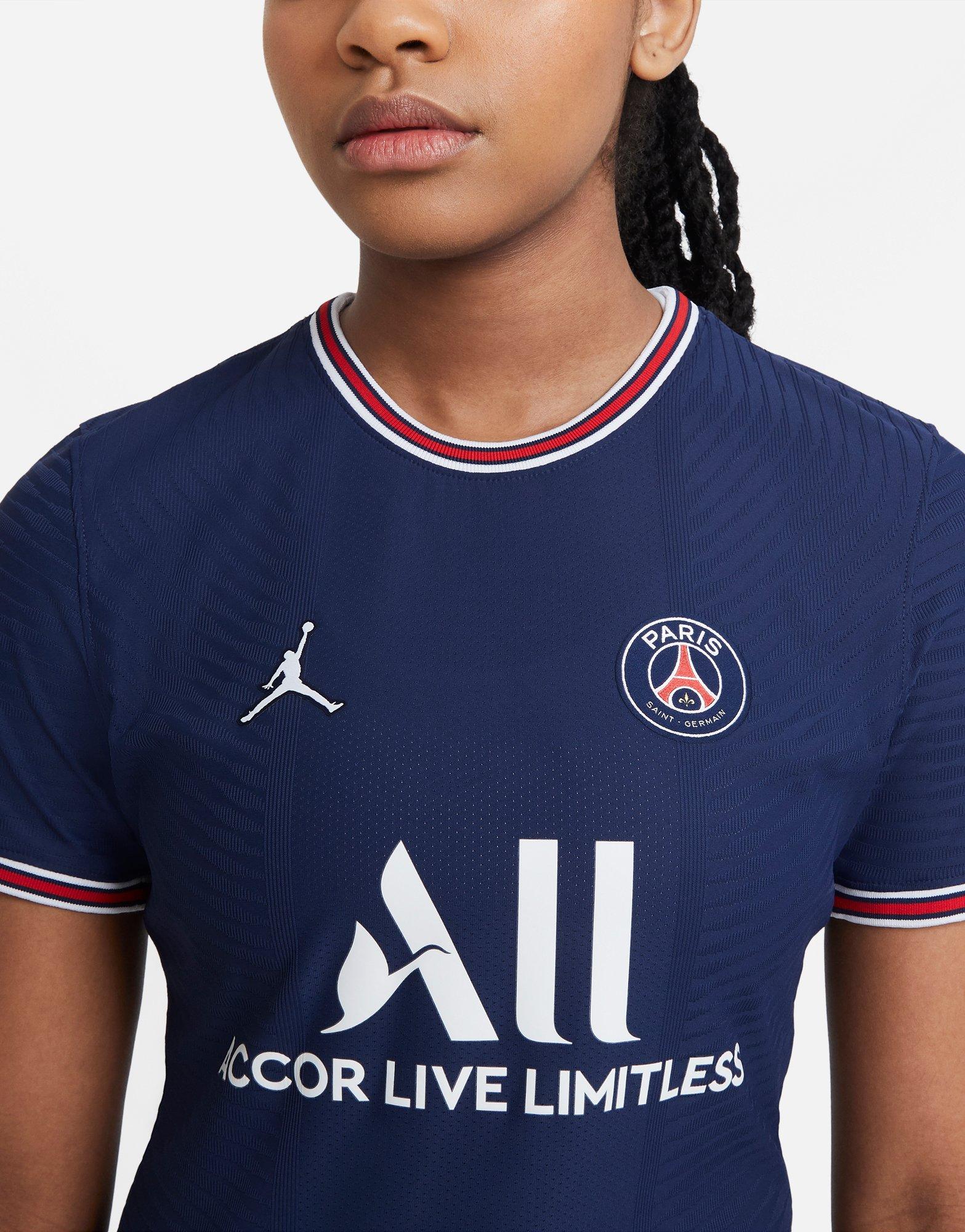 Maillot Domicile Jordan Paris Saint Germain 21/22 Femme Bleu Suisse