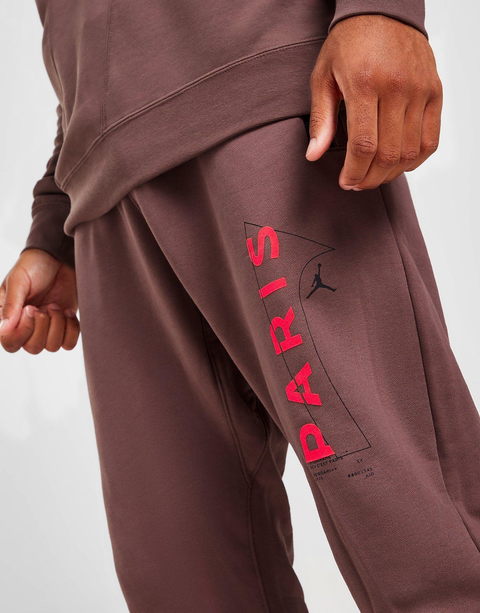 Jordan Paris Saint Germain Pantalon De Jogging Polaire Marron Suisse