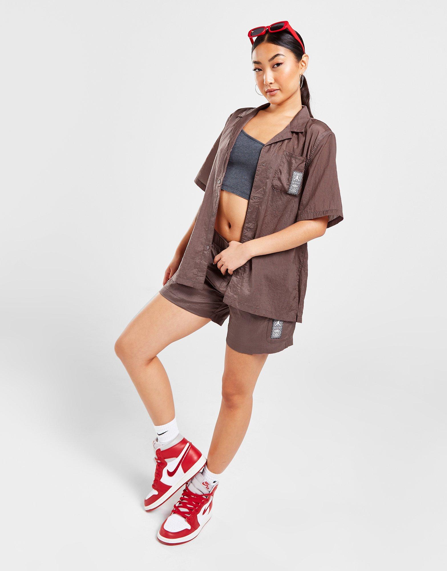 Jordan Paris Saint Germain Top Manches Courtes Marron Suisse