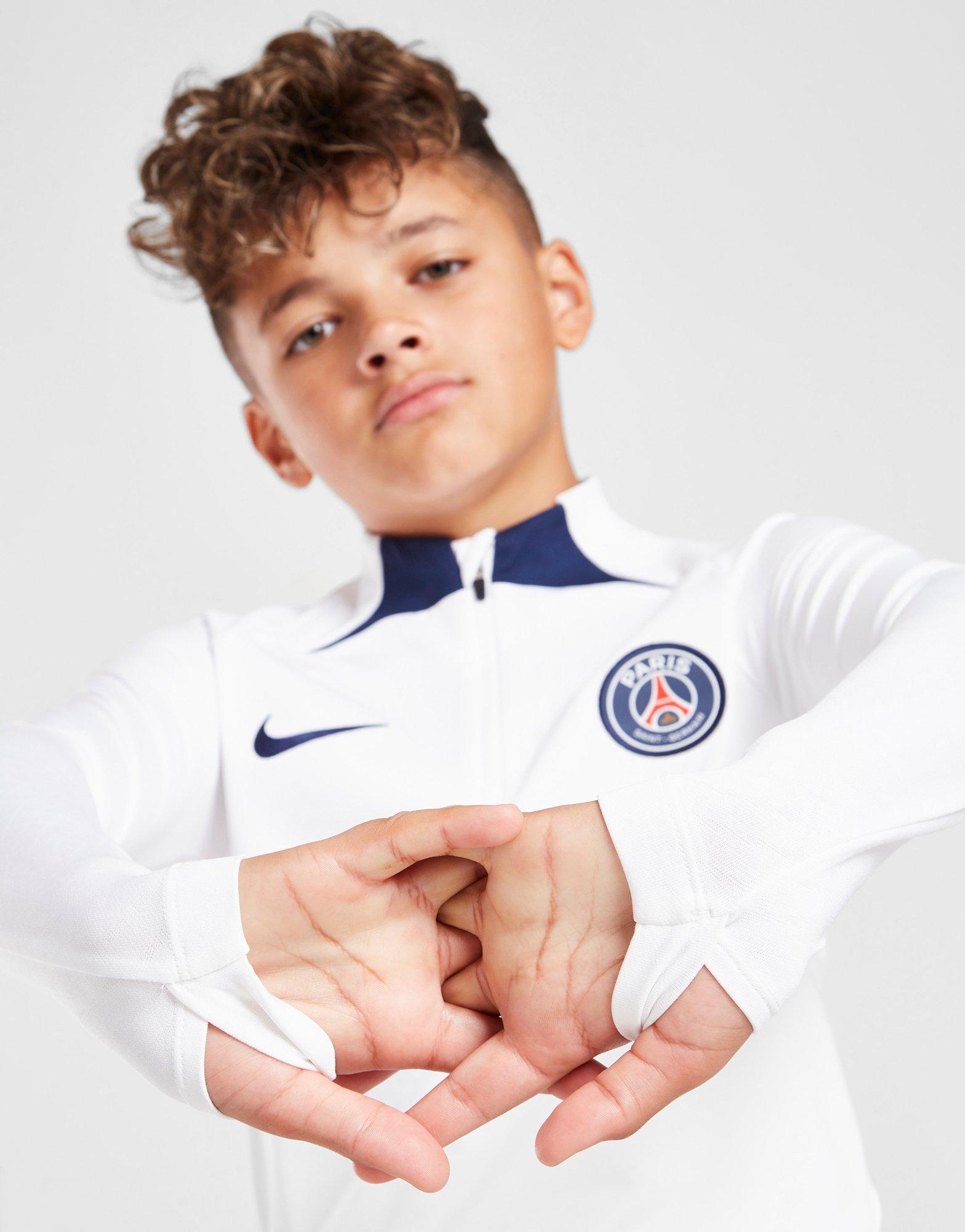 Jordan Paris Saint Germain Strike Drill Top Junior Blanc Suisse
