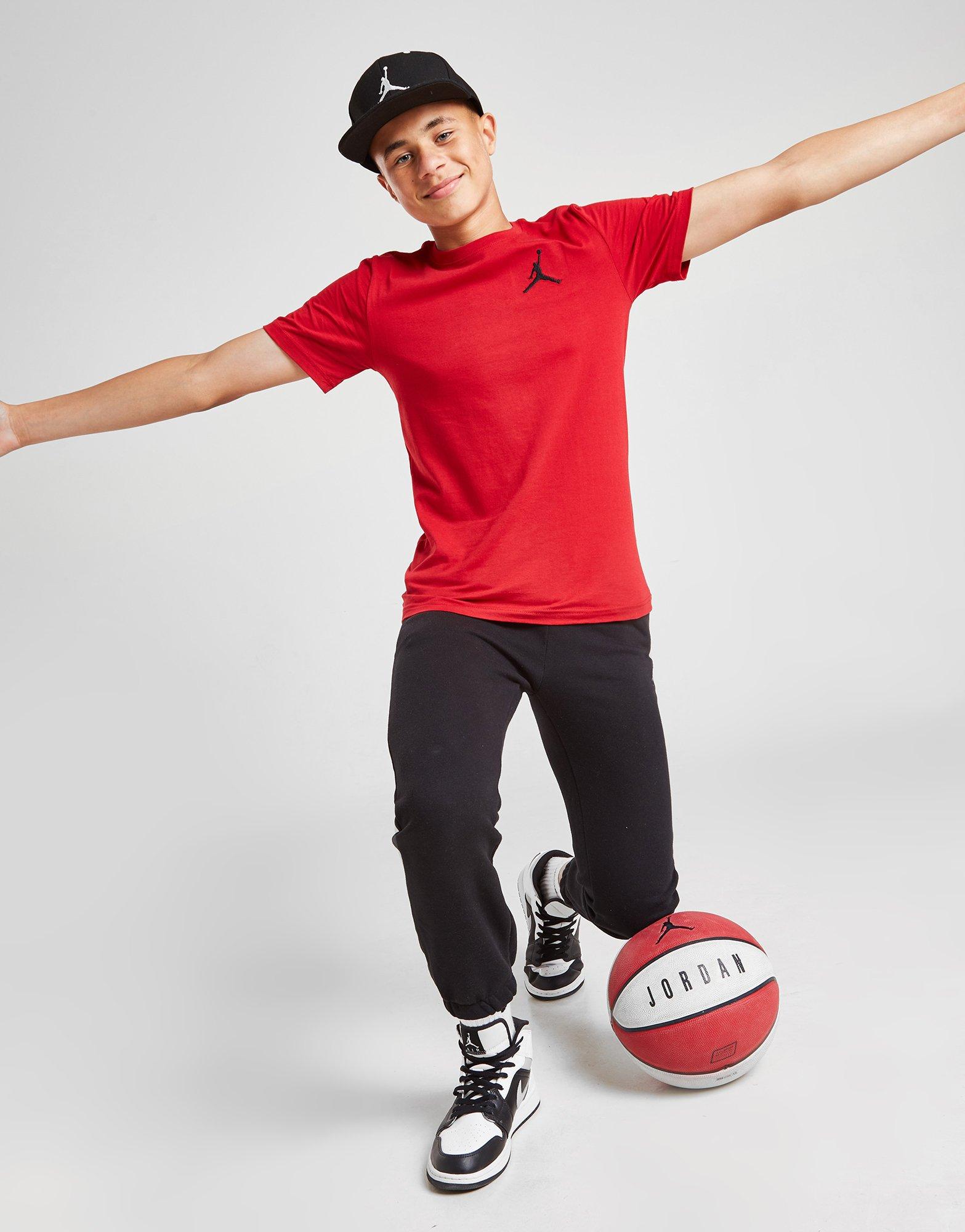 T-shirt Jordan Small Jumpman Junior Rouge Suisse