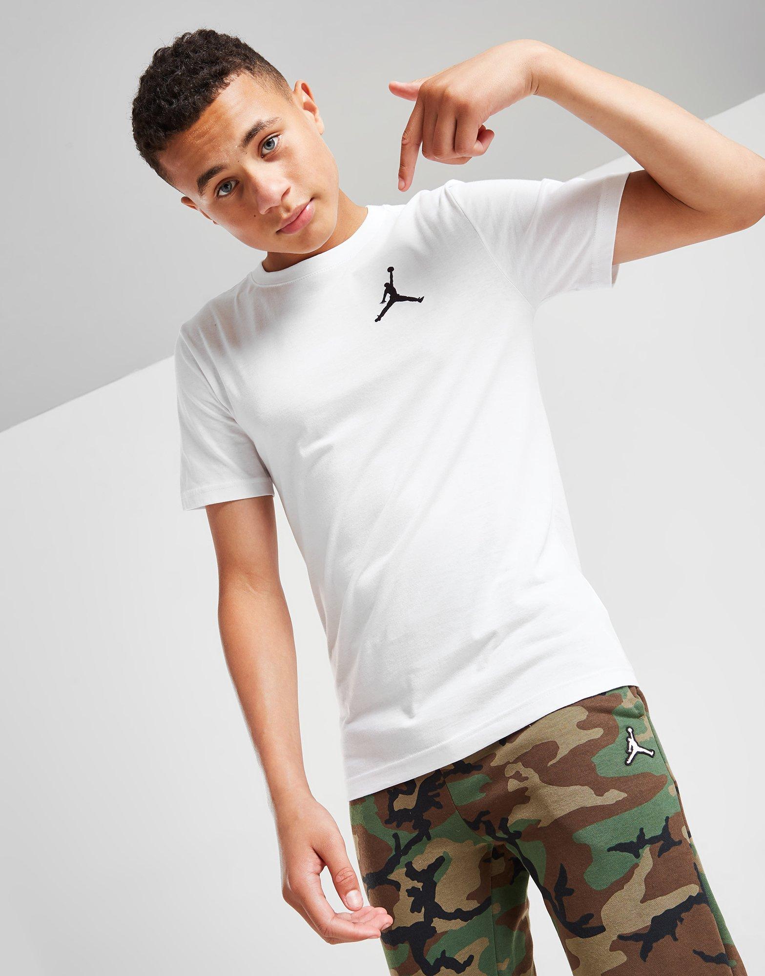 T-shirt Jordan Small Jumpman Junior Blanc Suisse