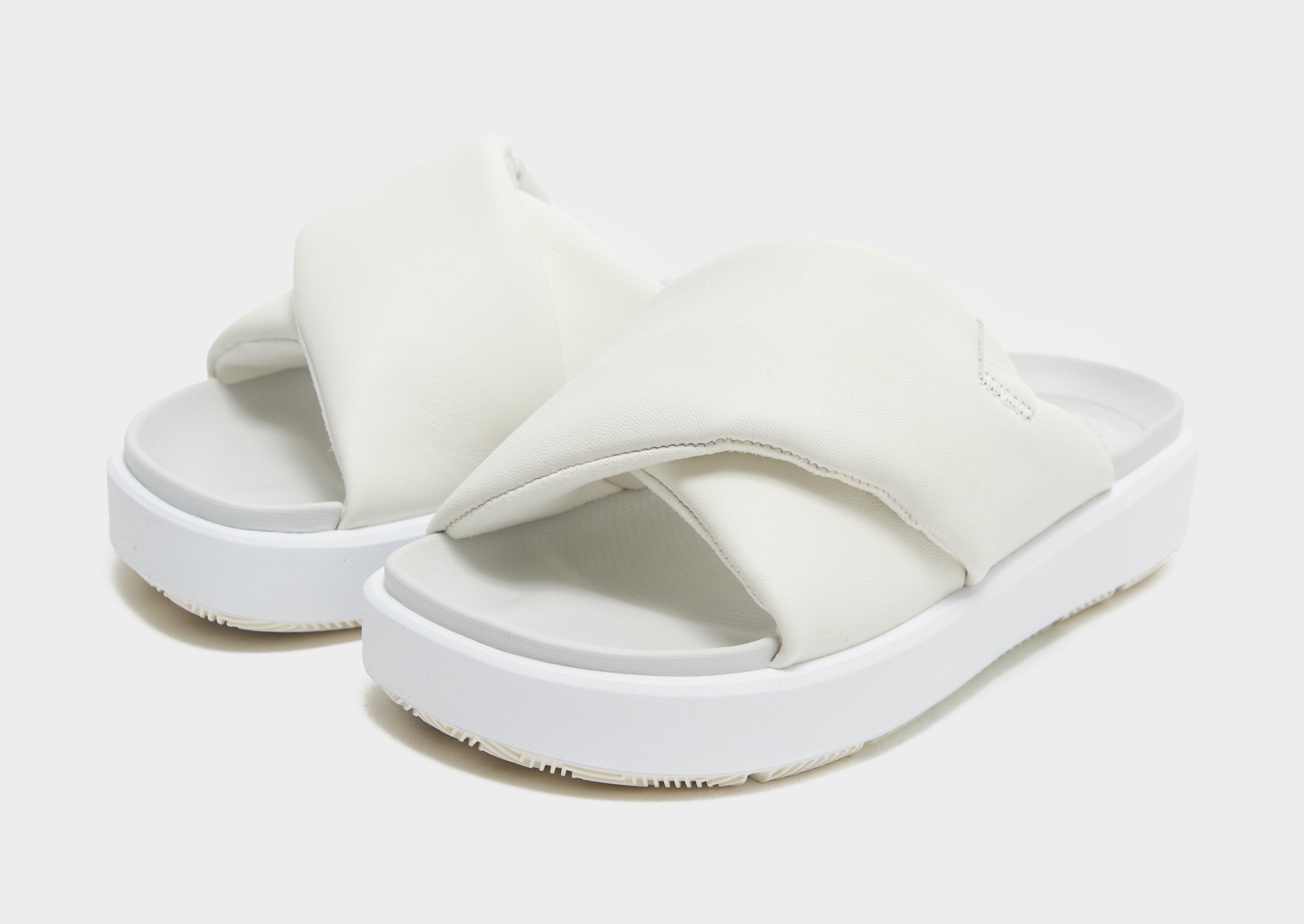 Jordan Sophia Slides Femmes Blanc Suisse