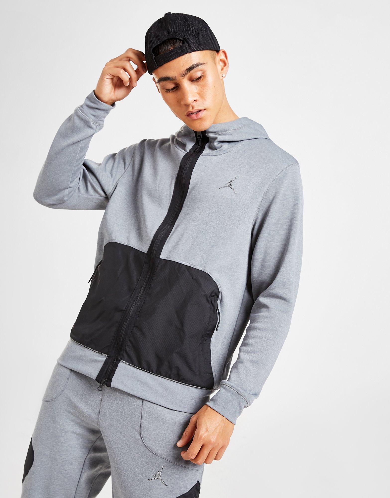 Sweat à Capuche Jordan Statement Full Zip Gris Suisse