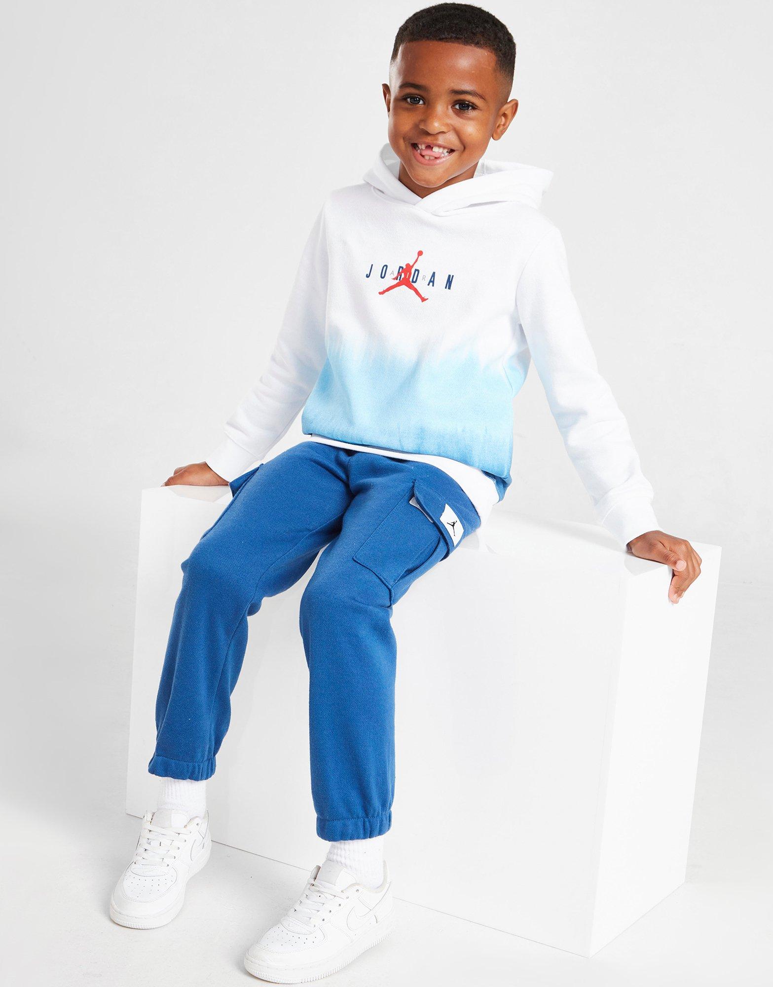 Jordan Tie Dye Cargo Survêtement Enfant Bleu Suisse