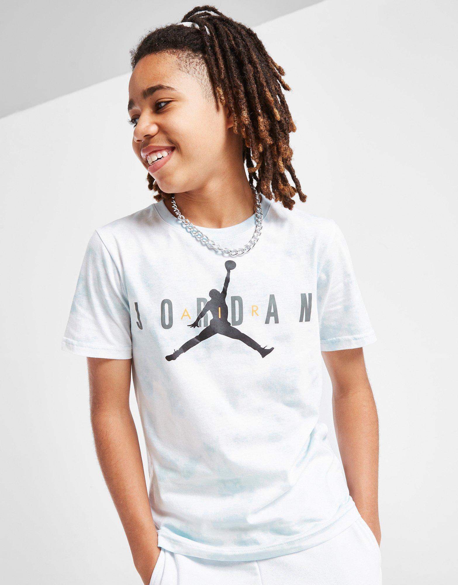 Jordan Tie Dye T-shirt Junior Gris Suisse