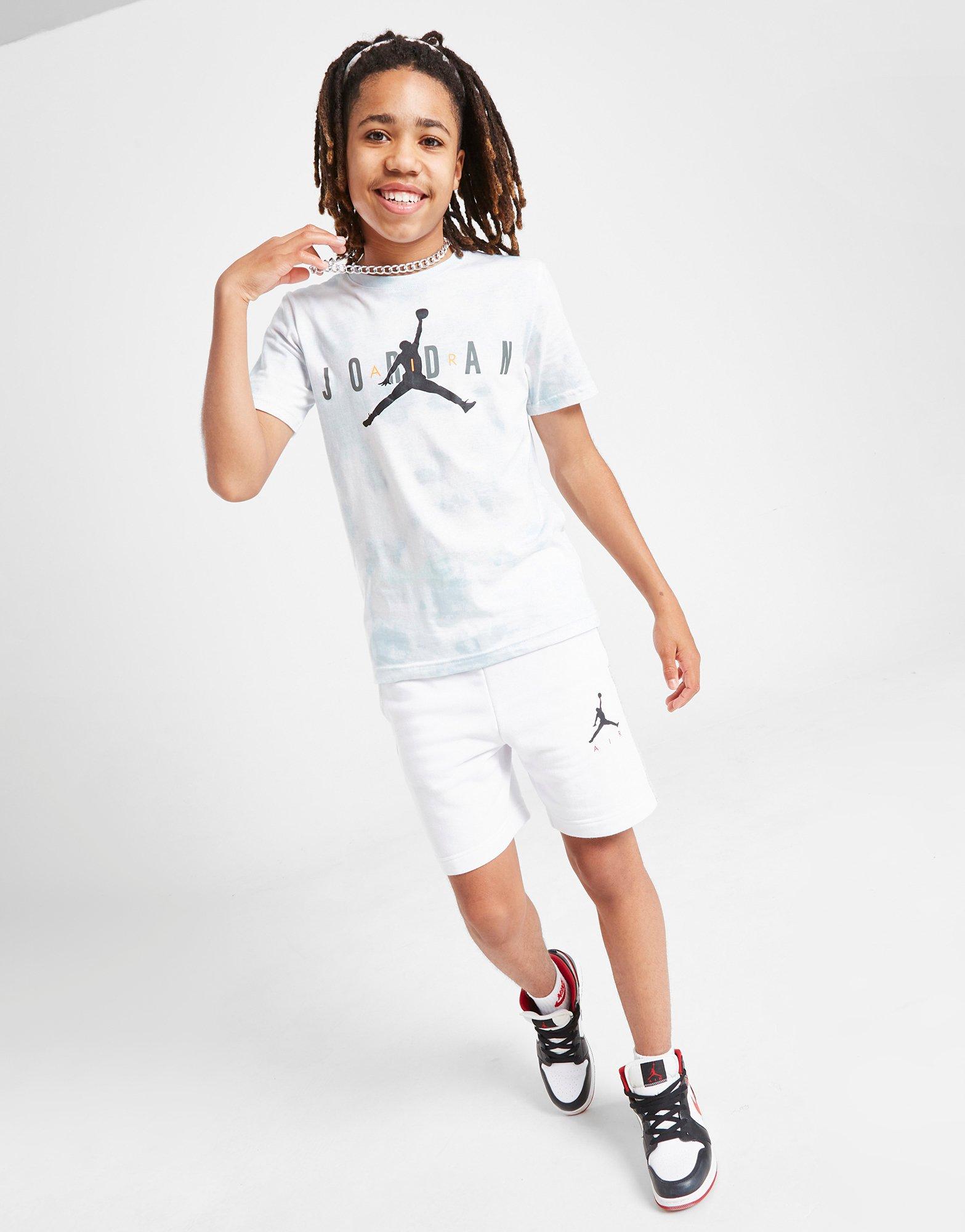 Jordan Tie Dye T-shirt Junior Gris Suisse