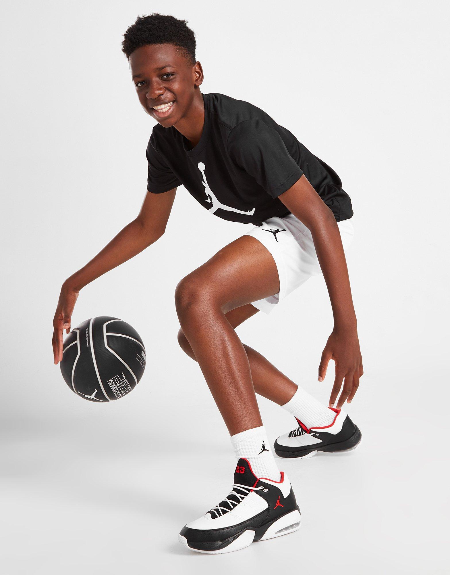 Jordan Short De Jeu Tissé Junior Blanc Suisse