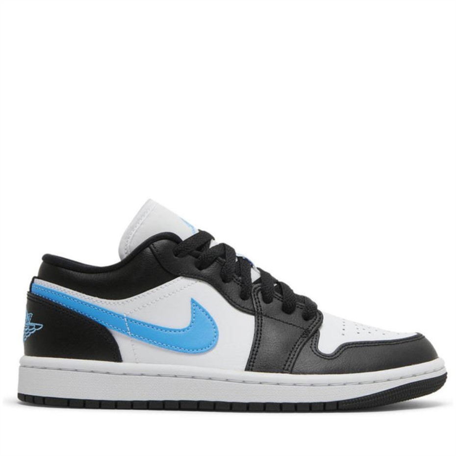 Air Jordan 1 Low Noir Université Bleu Blanc(w) Suisse