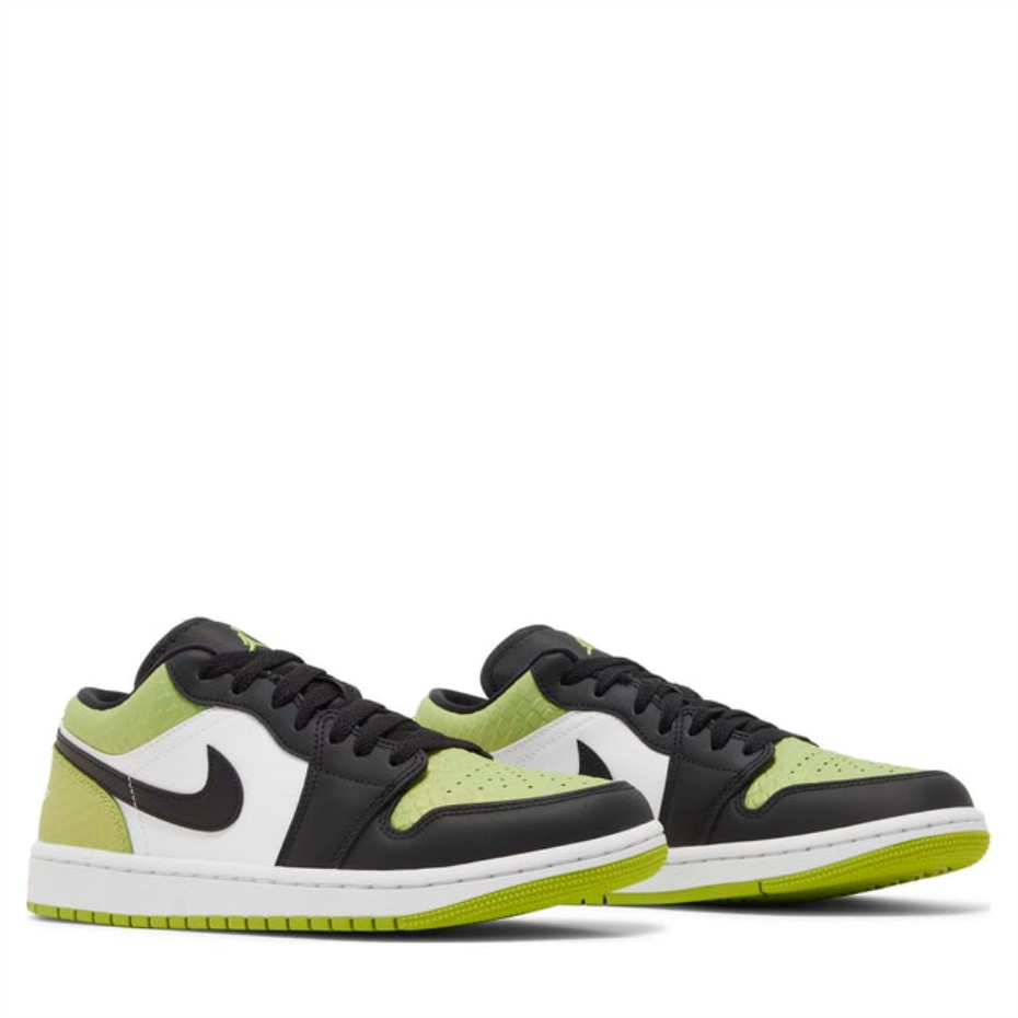 Air Jordan 1 Low Peau De Serpent Vert Vif(w) Suisse