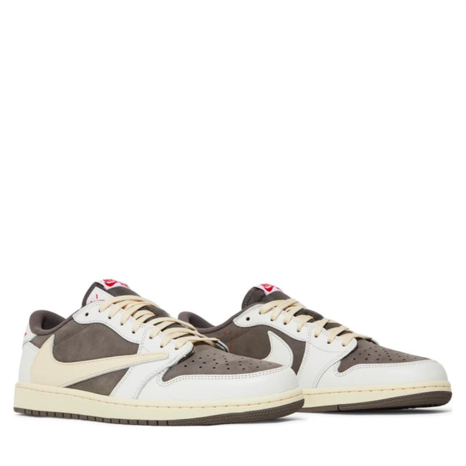 Air Jordan 1 Retro Low And Sp Travis Scott Reverse Mocha Suisse