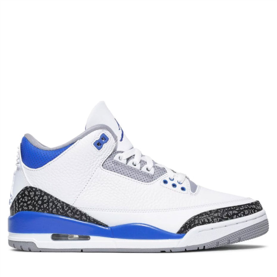 Air Jordan 3 Retro Racer Bleu Suisse