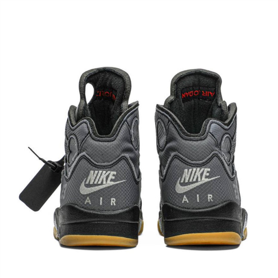 Air Jordan 5 Retro Blanc Cassé Noir Suisse