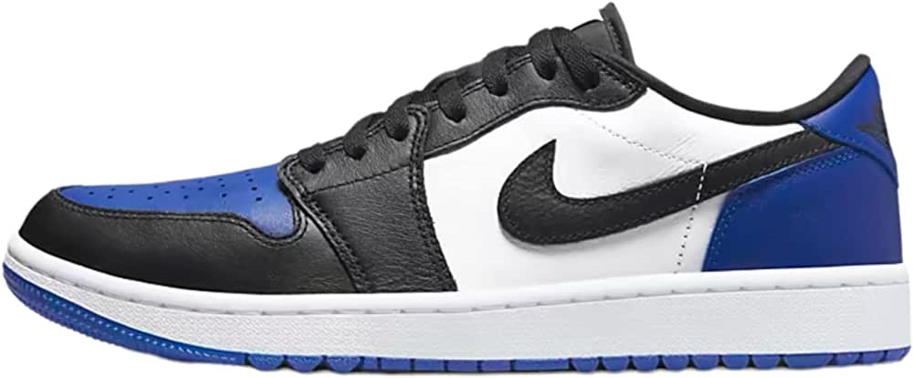 Air Jordan 1 Low Homme Chaussure De Golf Blanc-noir Royal Suisse